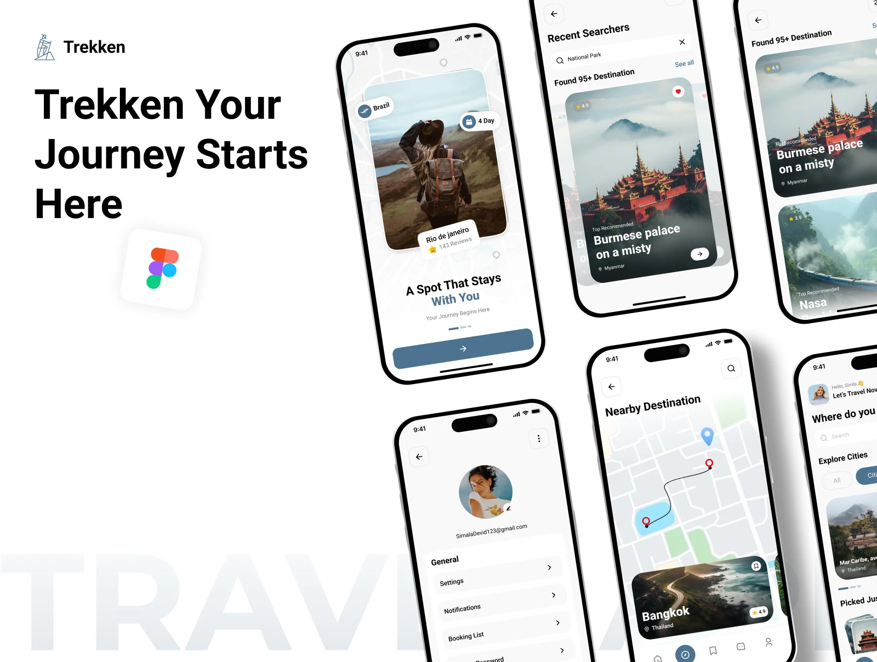 Trekken | Modern Travel App UI Kit 9