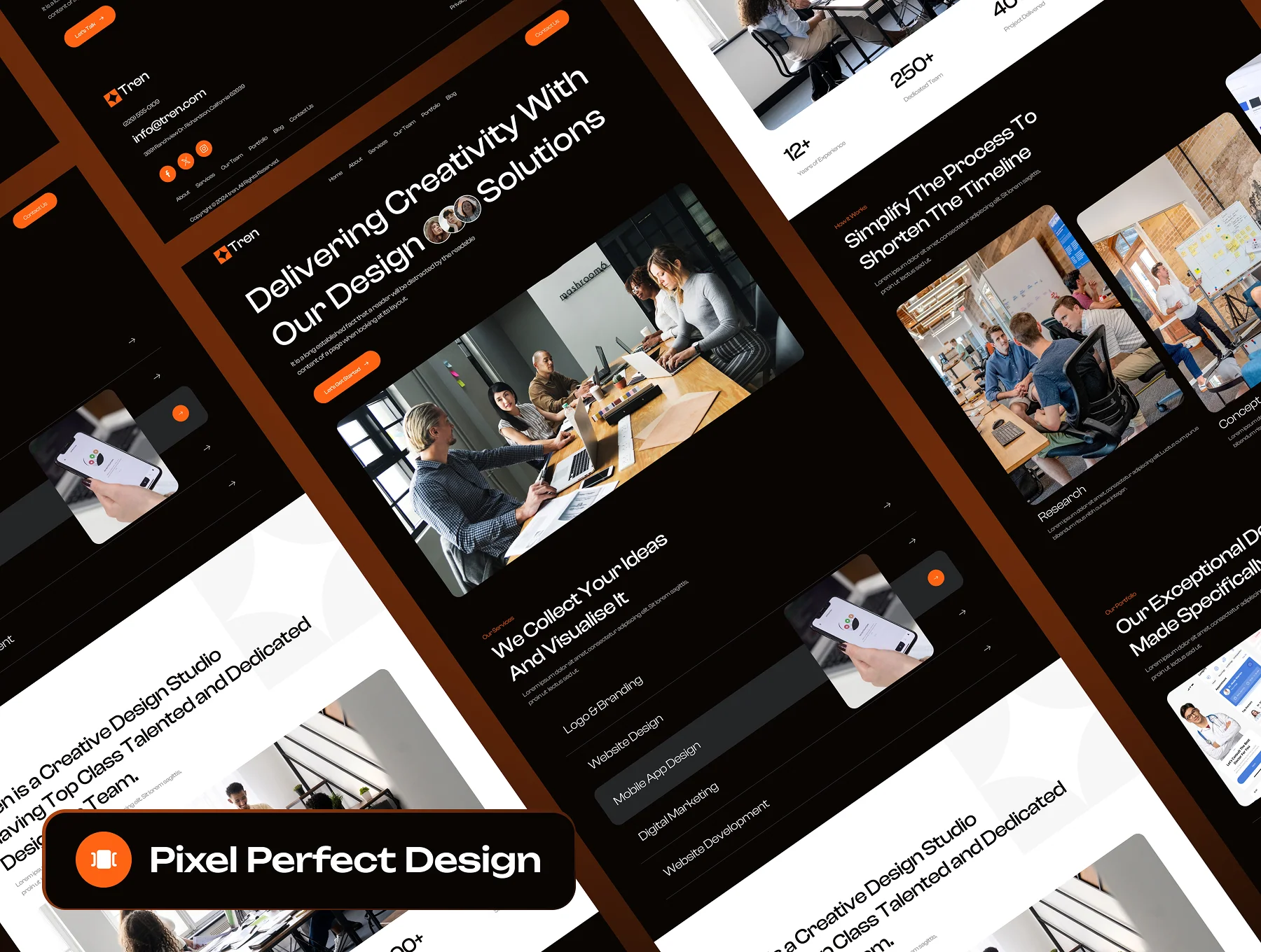 Tren - Digital Agency Website Framer Template 5