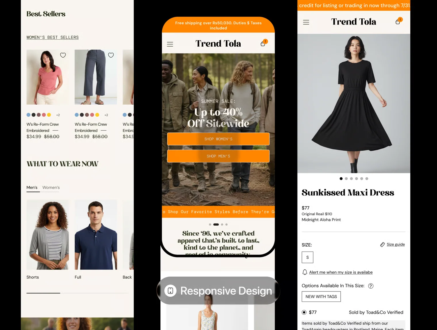 Trend Tola – Resale E-commerce UI Kit 3