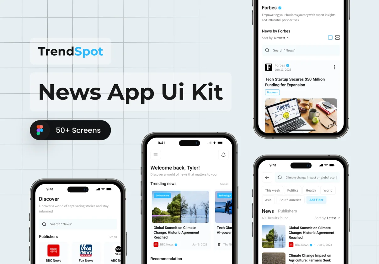 TrendSpot - News App Ui Kit