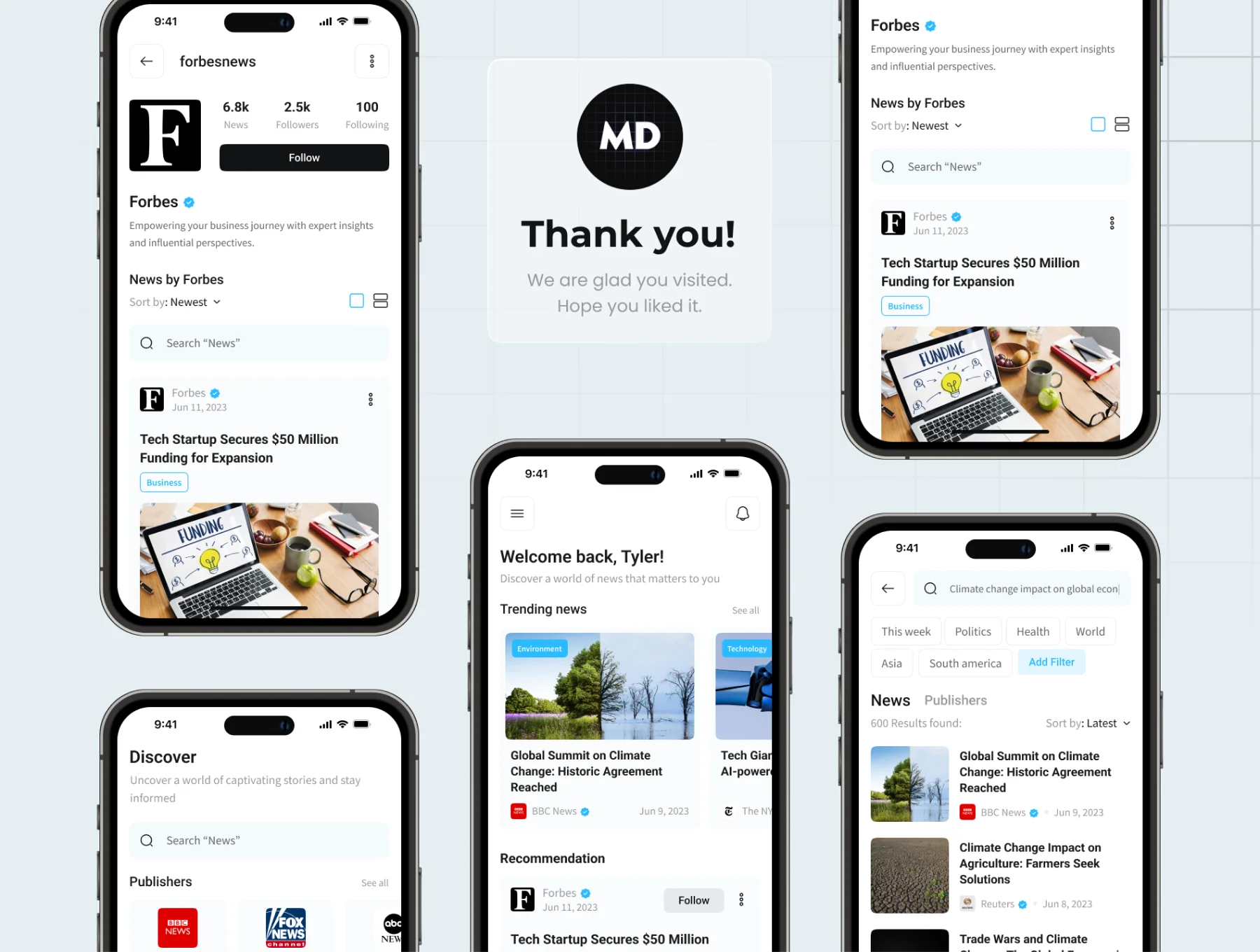 TrendSpot - News App Ui Kit 6
