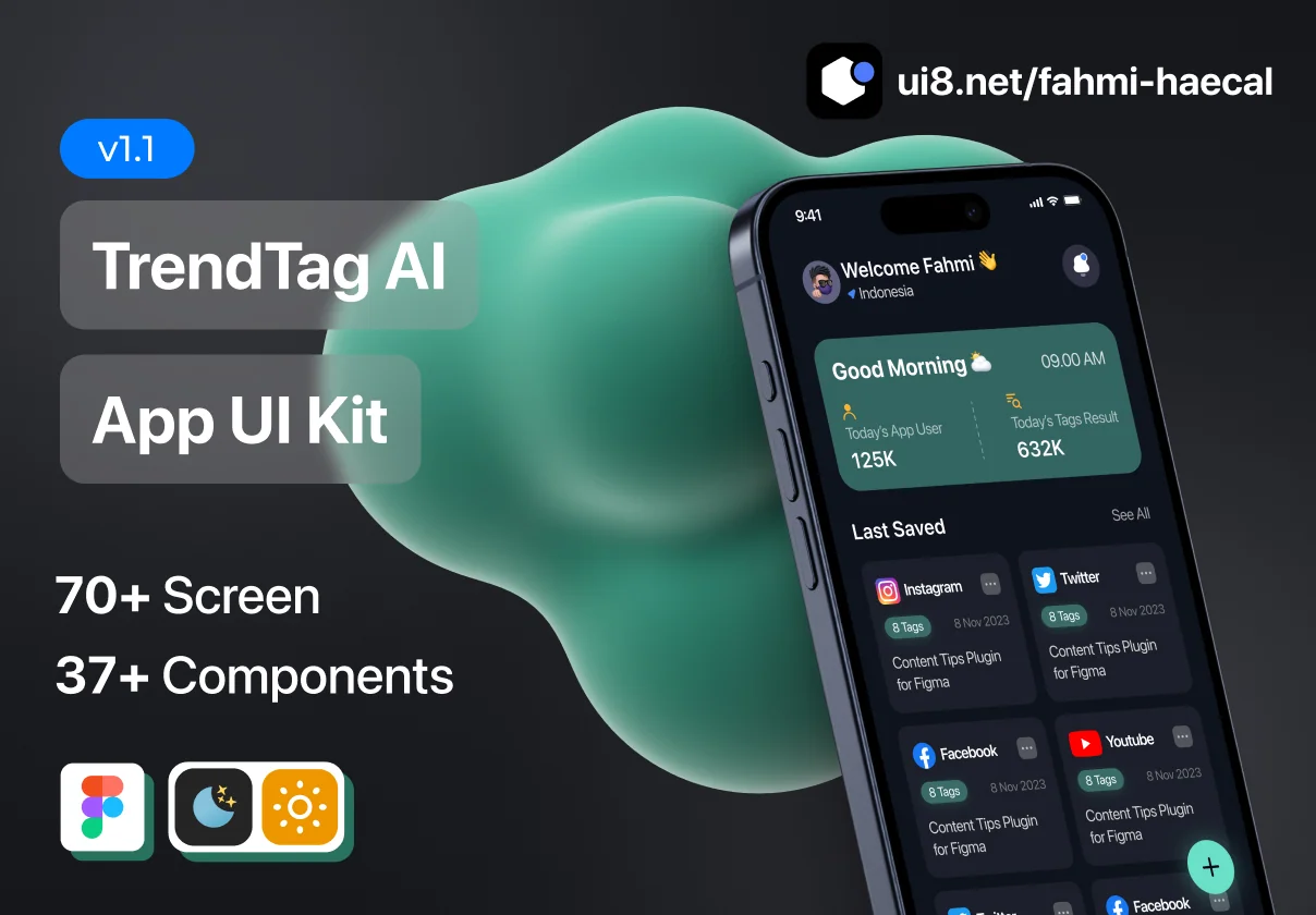 TrendTag App UI KIT