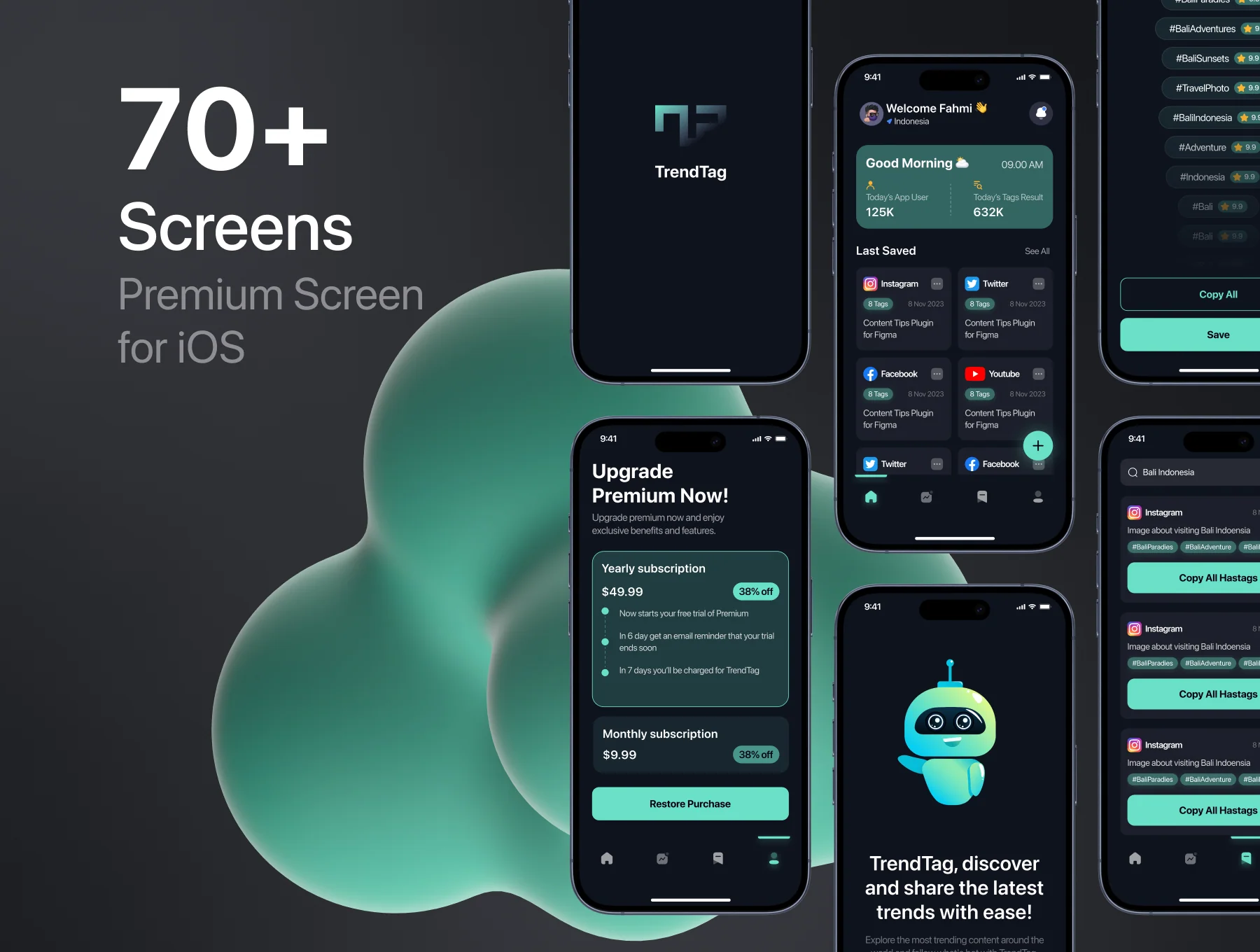TrendTag App UI KIT 2