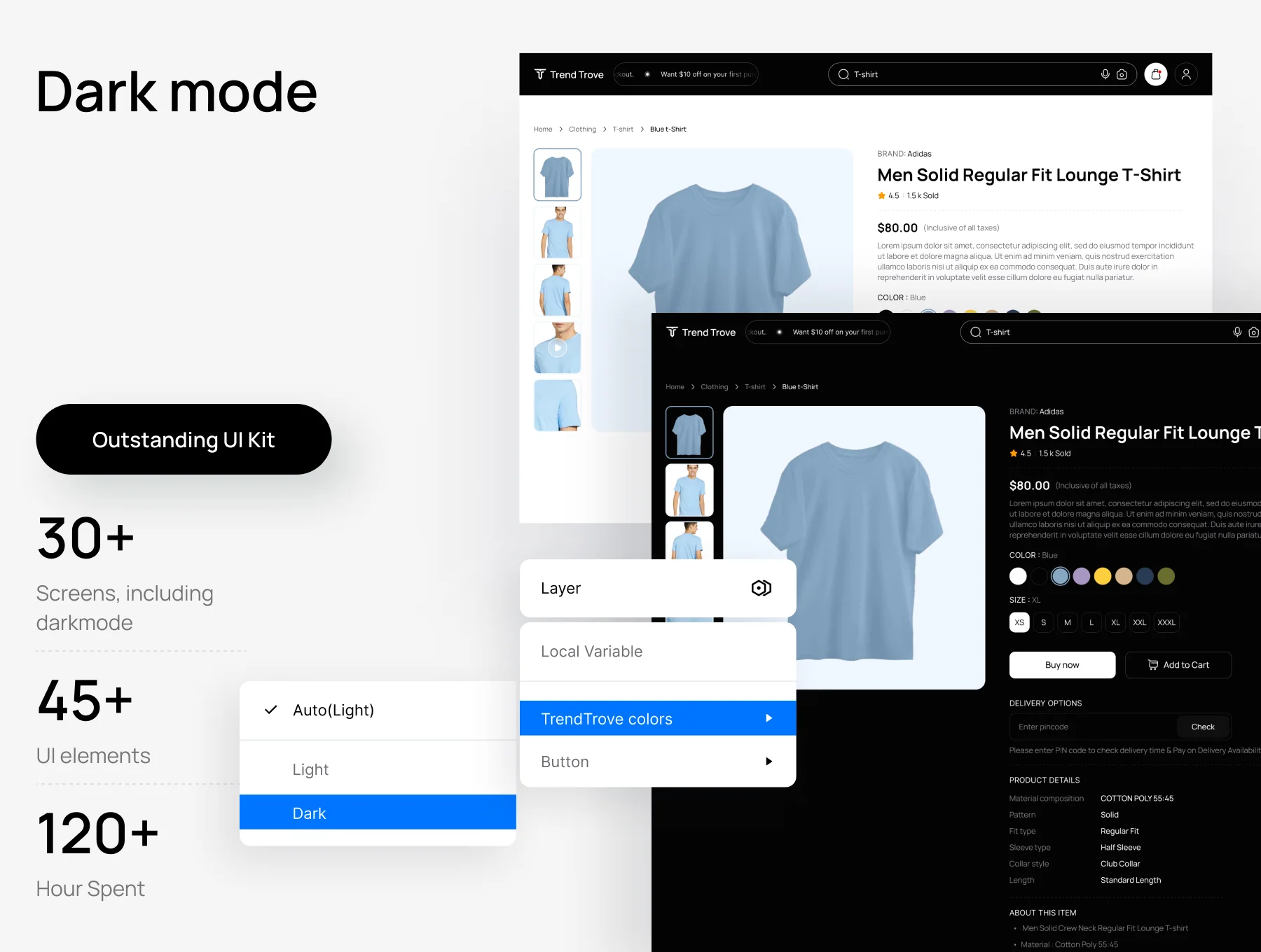 Trendtrove: Fashion eCommerce Website UI Kit 3