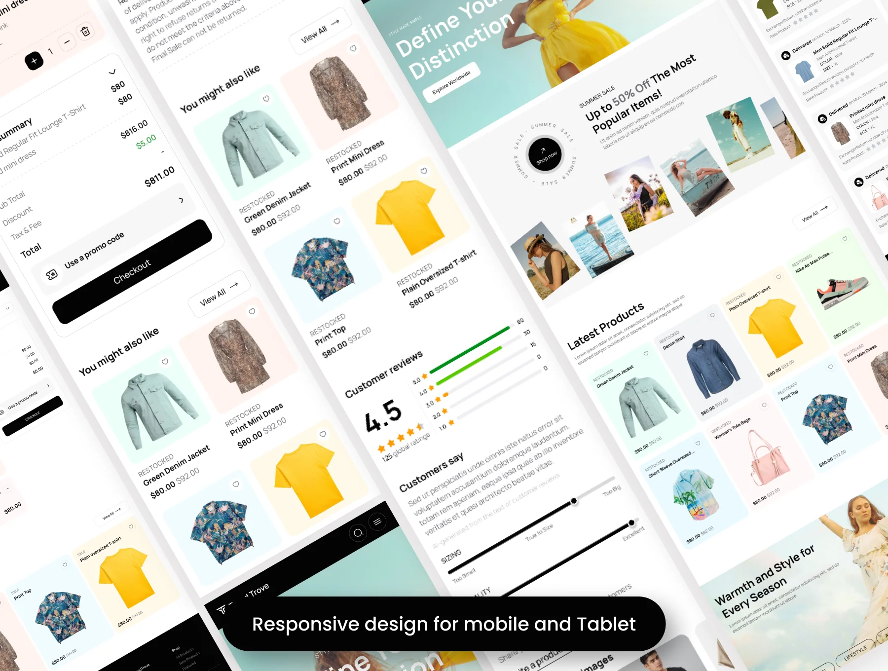 Trendtrove: Fashion eCommerce Website UI Kit 4