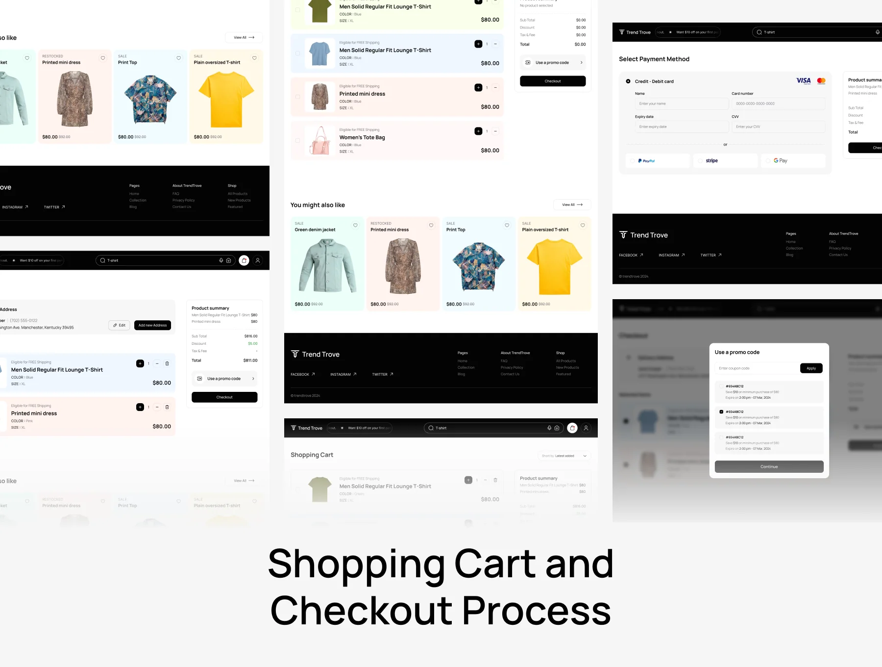 Trendtrove: Fashion eCommerce Website UI Kit 6