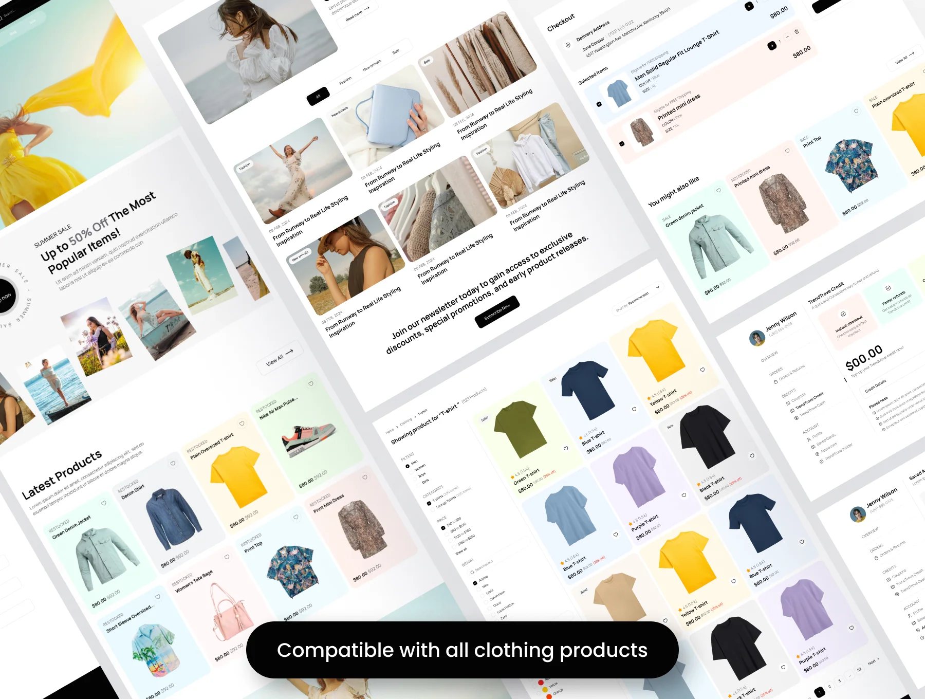 Trendtrove: Fashion eCommerce Website UI Kit 7