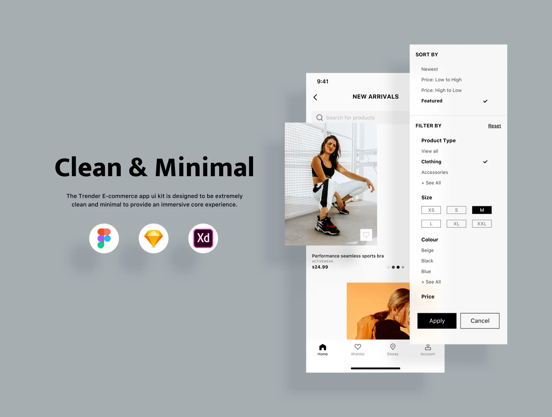 Trendy E-commerce App UI kit 5