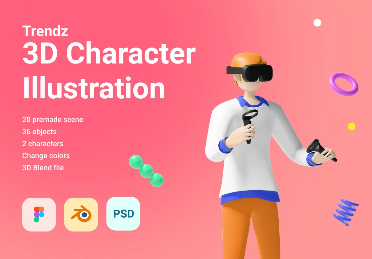 Trendz 3D Illustration