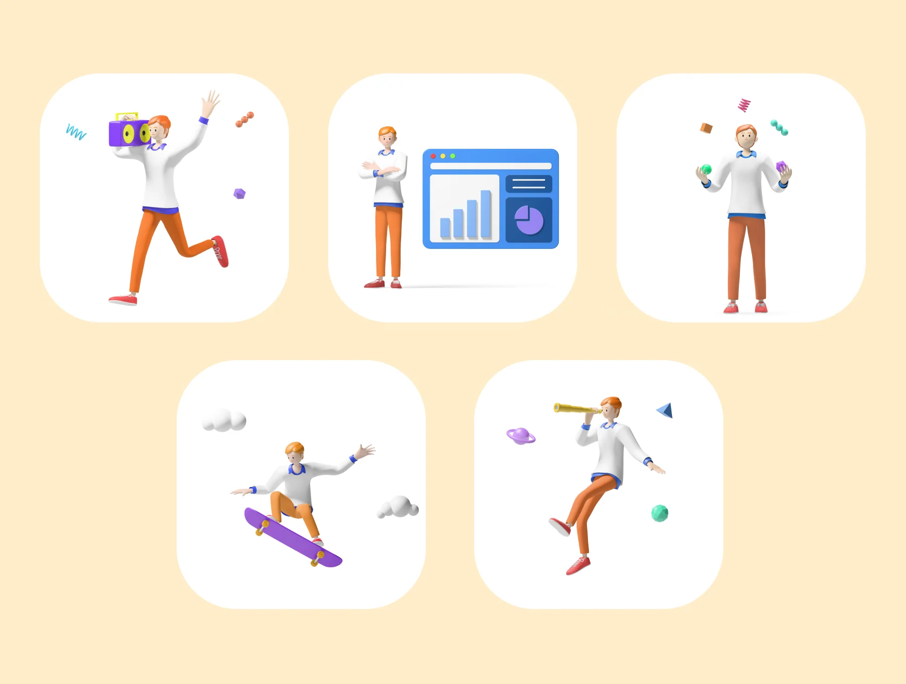 Trendz 3D Illustration 5