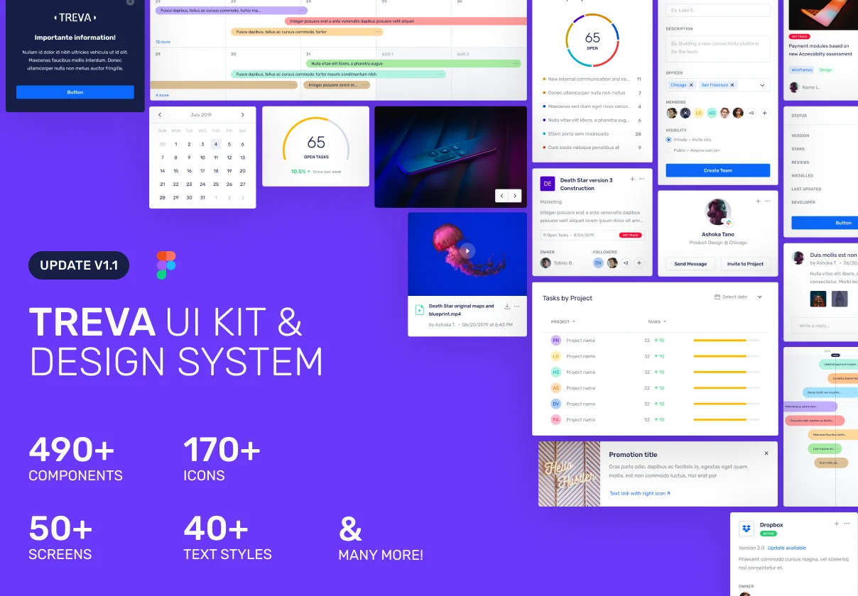 TREVA UI Kit & Design System