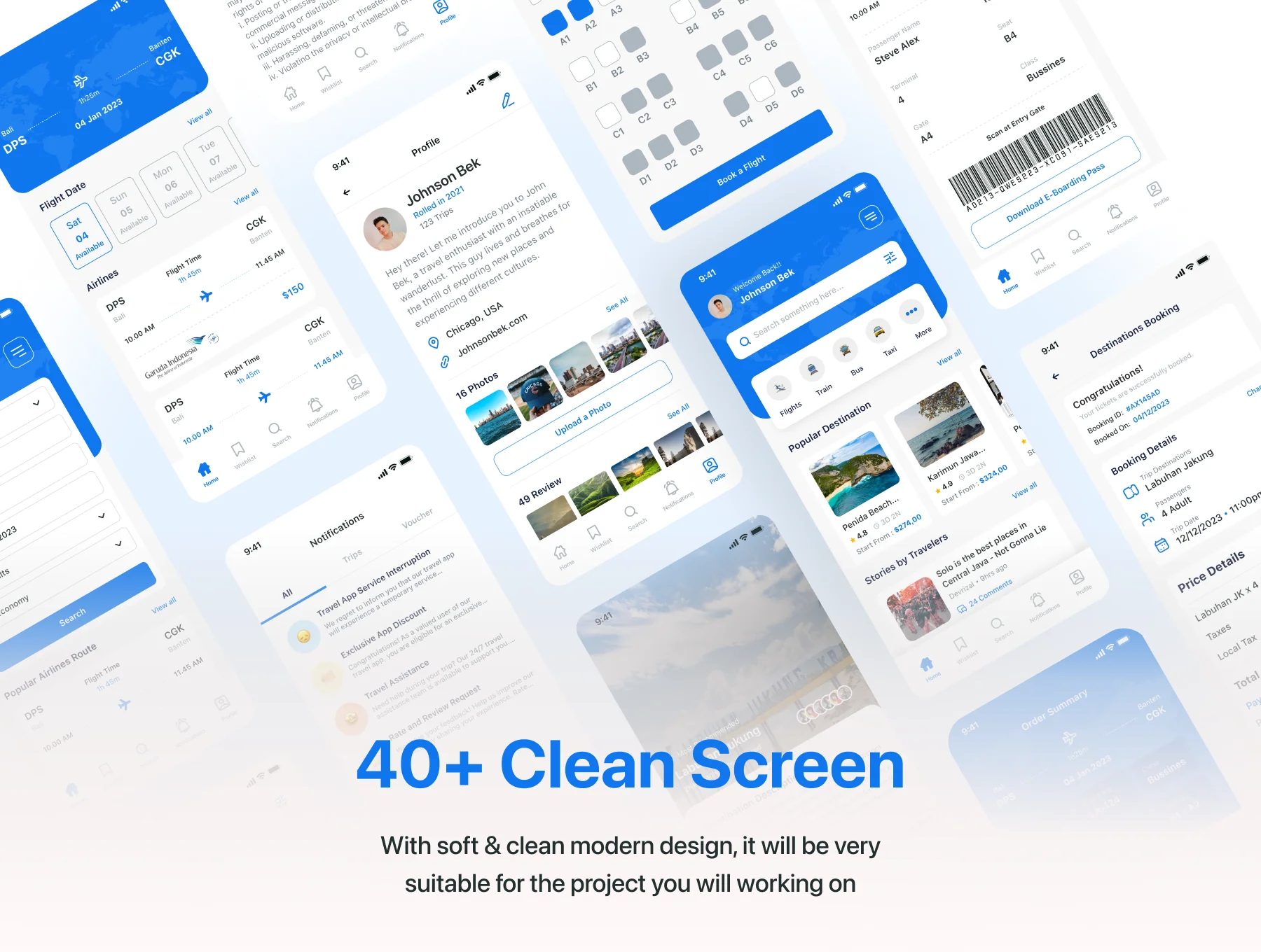 Trevelz - Travel Mobile Apps UI KIT 5
