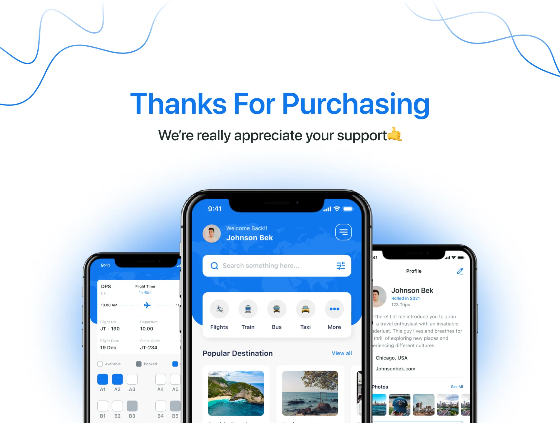 Trevelz - Travel Mobile Apps UI KIT 6
