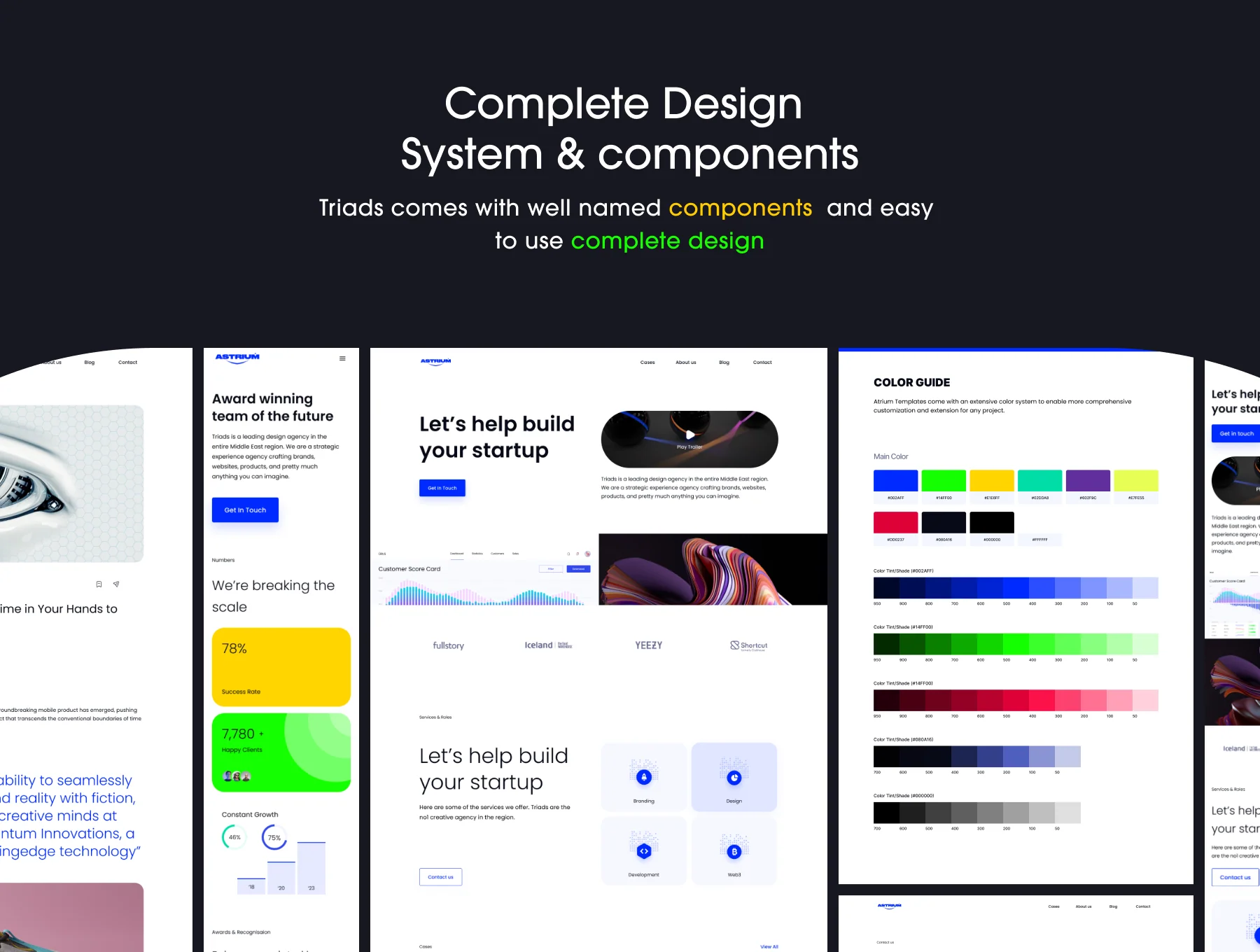 Triads Web Template 2