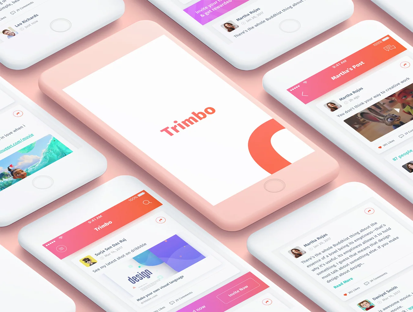 Trimbo Social App 4
