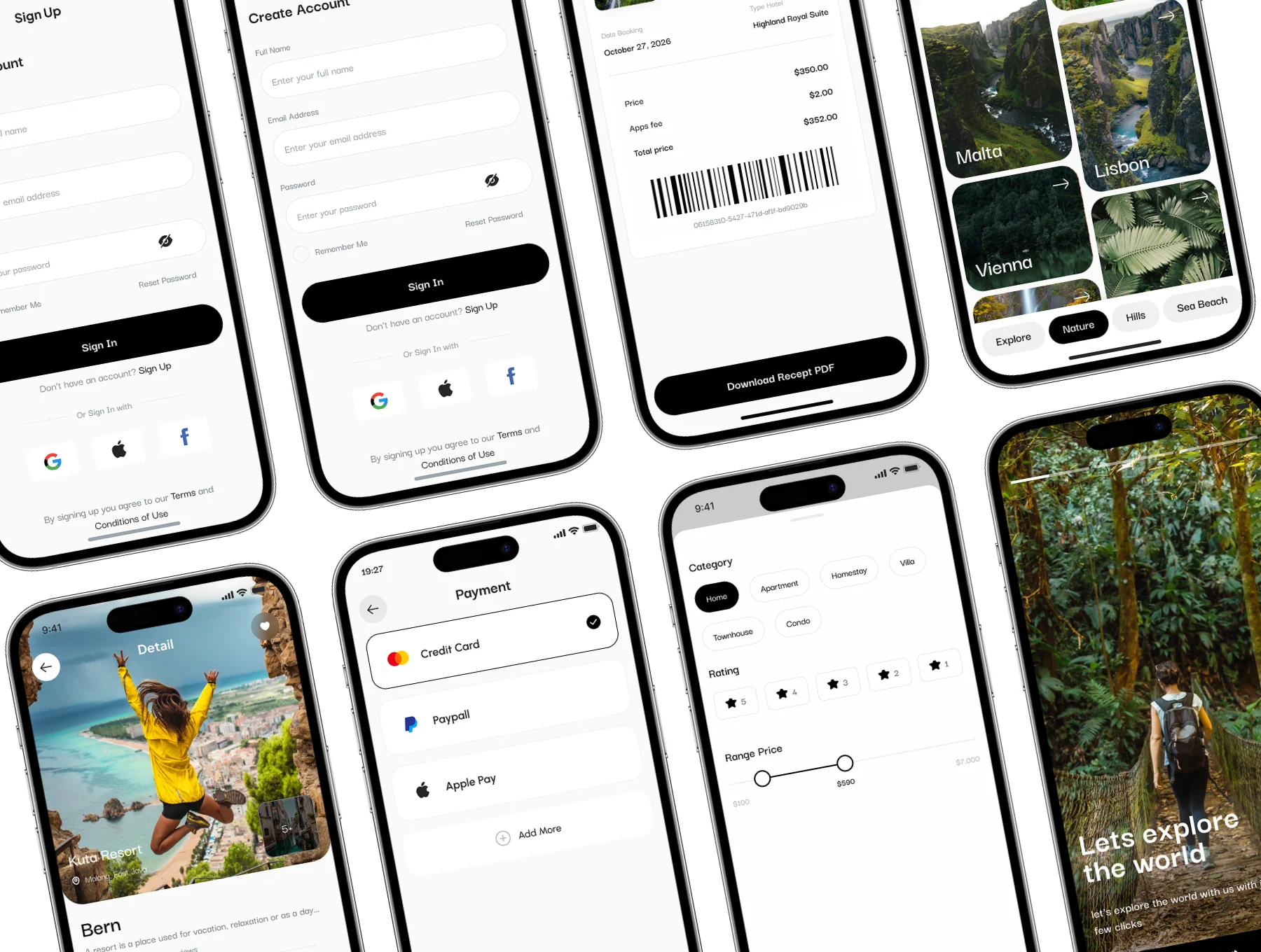 Tripaco - Travel App UI Kit 2