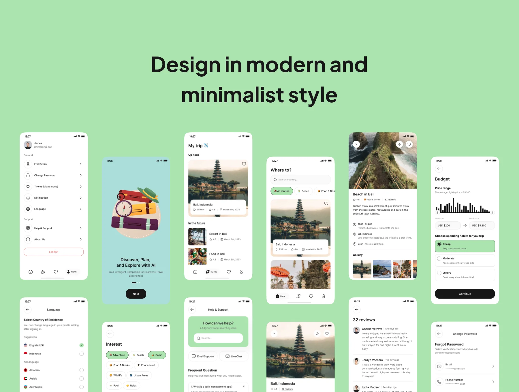 TRIPERZ - AI Trip Planner App UI Kit 2