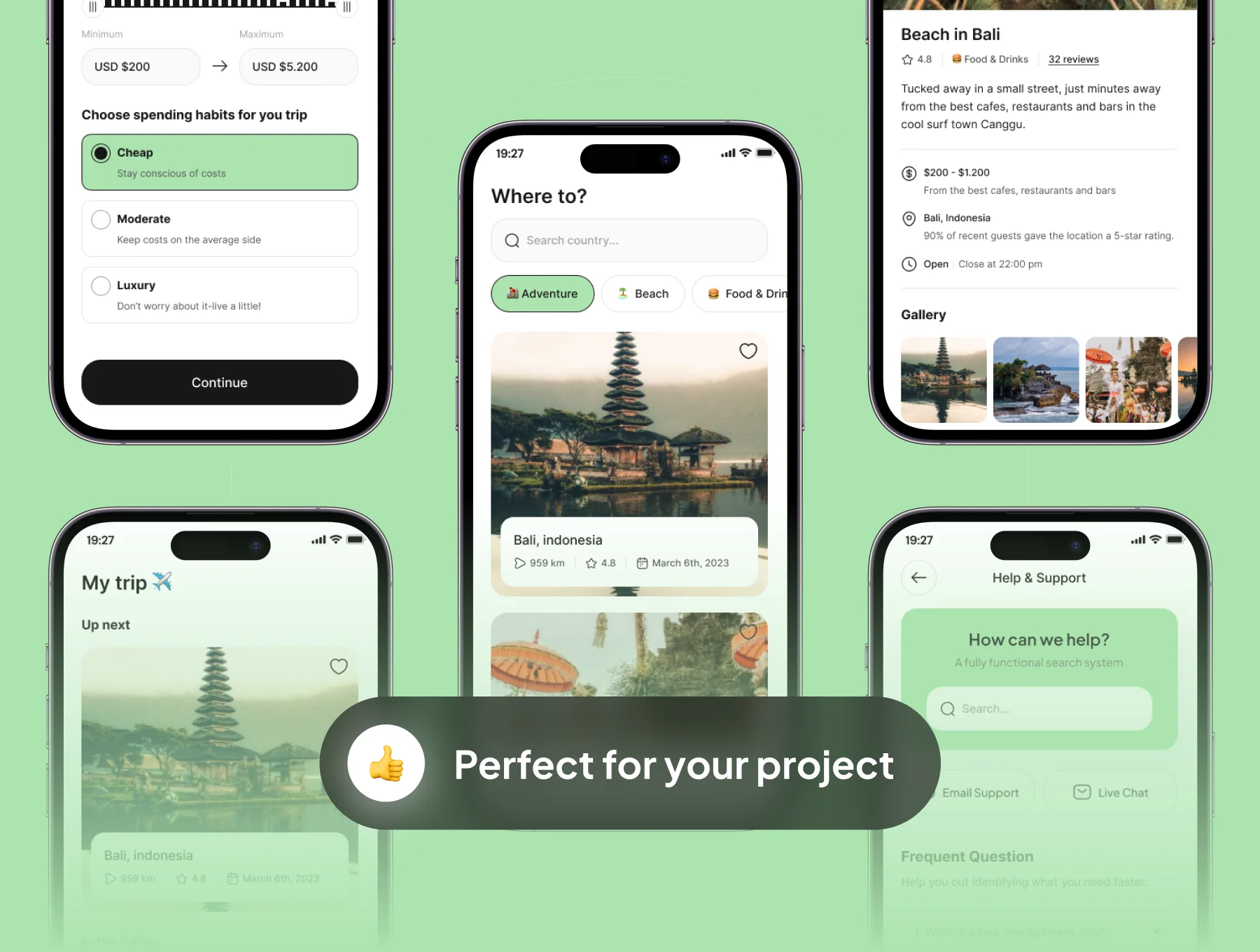 TRIPERZ - AI Trip Planner App UI Kit 5