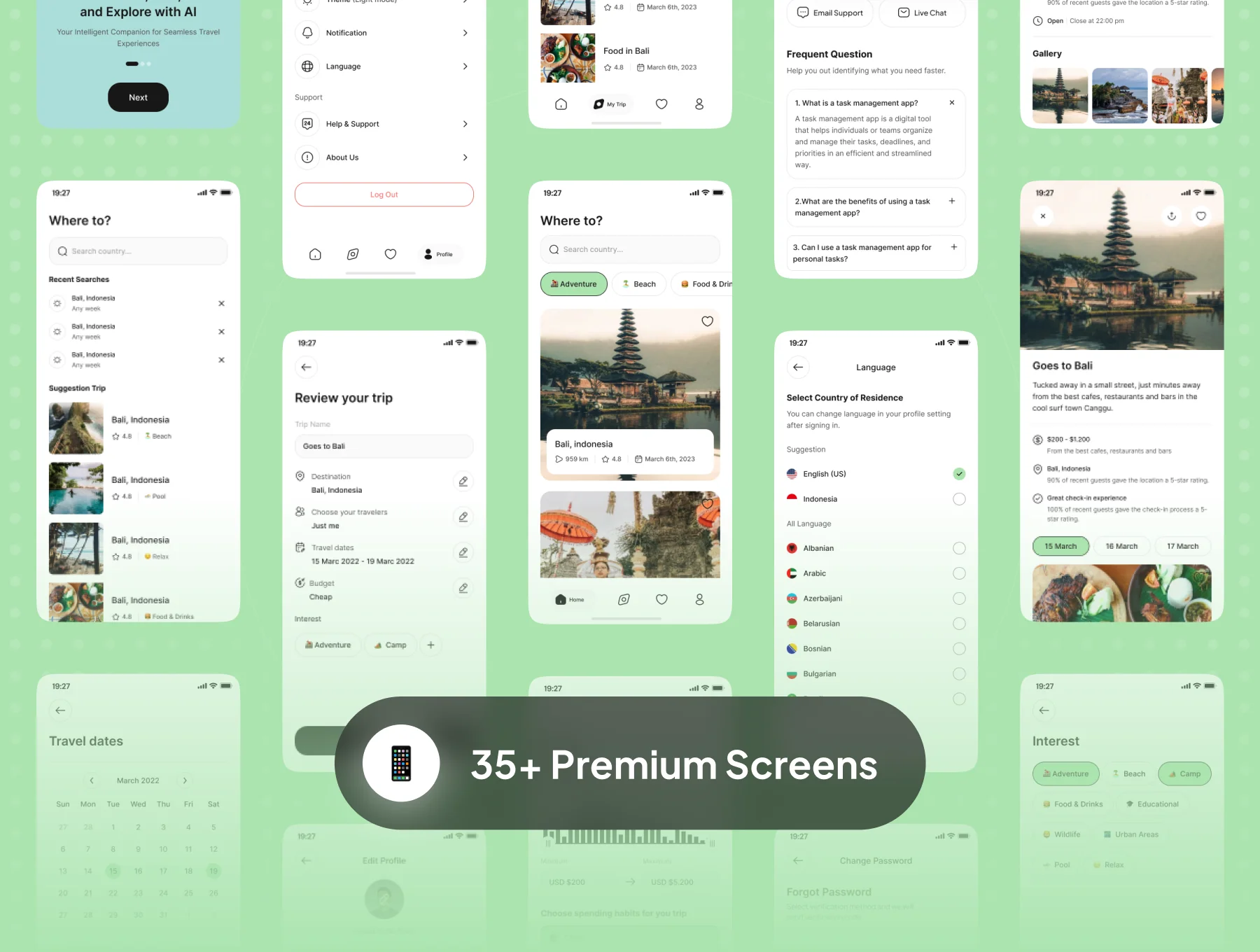 TRIPERZ - AI Trip Planner App UI Kit 6