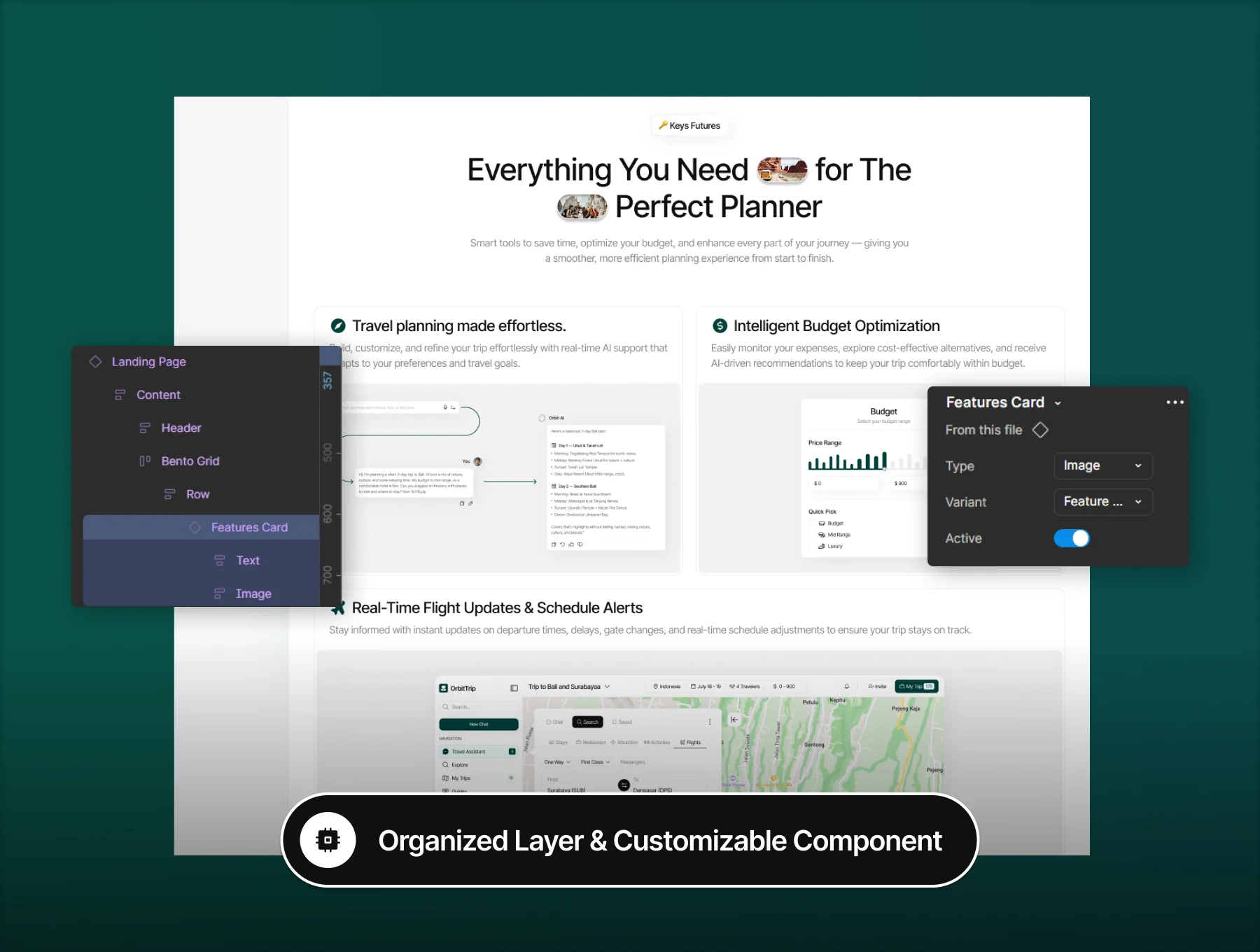 TripForge - AI Trip Planner Website UI Kit 6