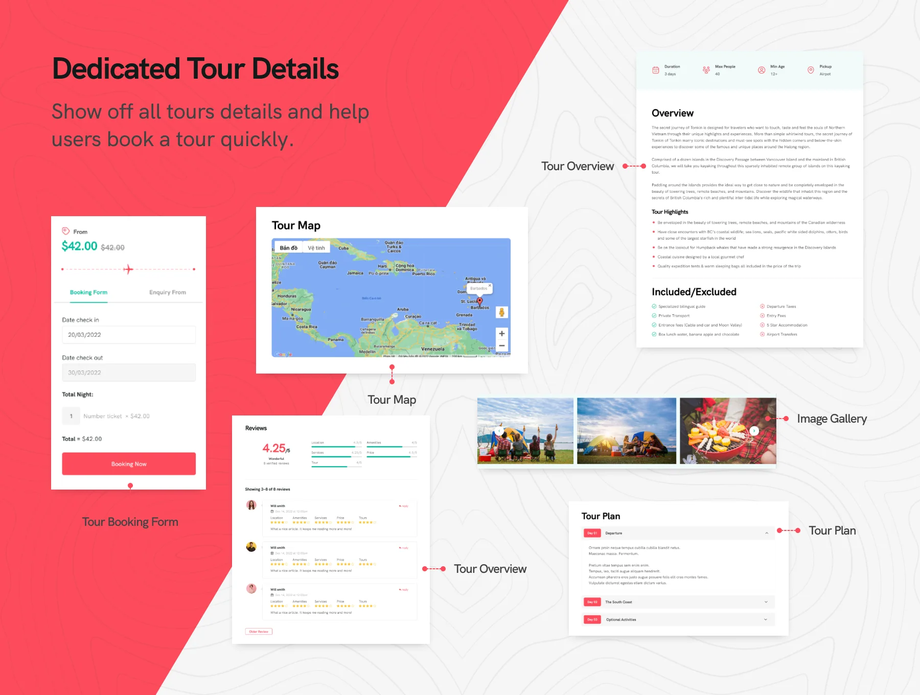 Tripgo - Modern & Creative Tour Booking Figma Theme 4