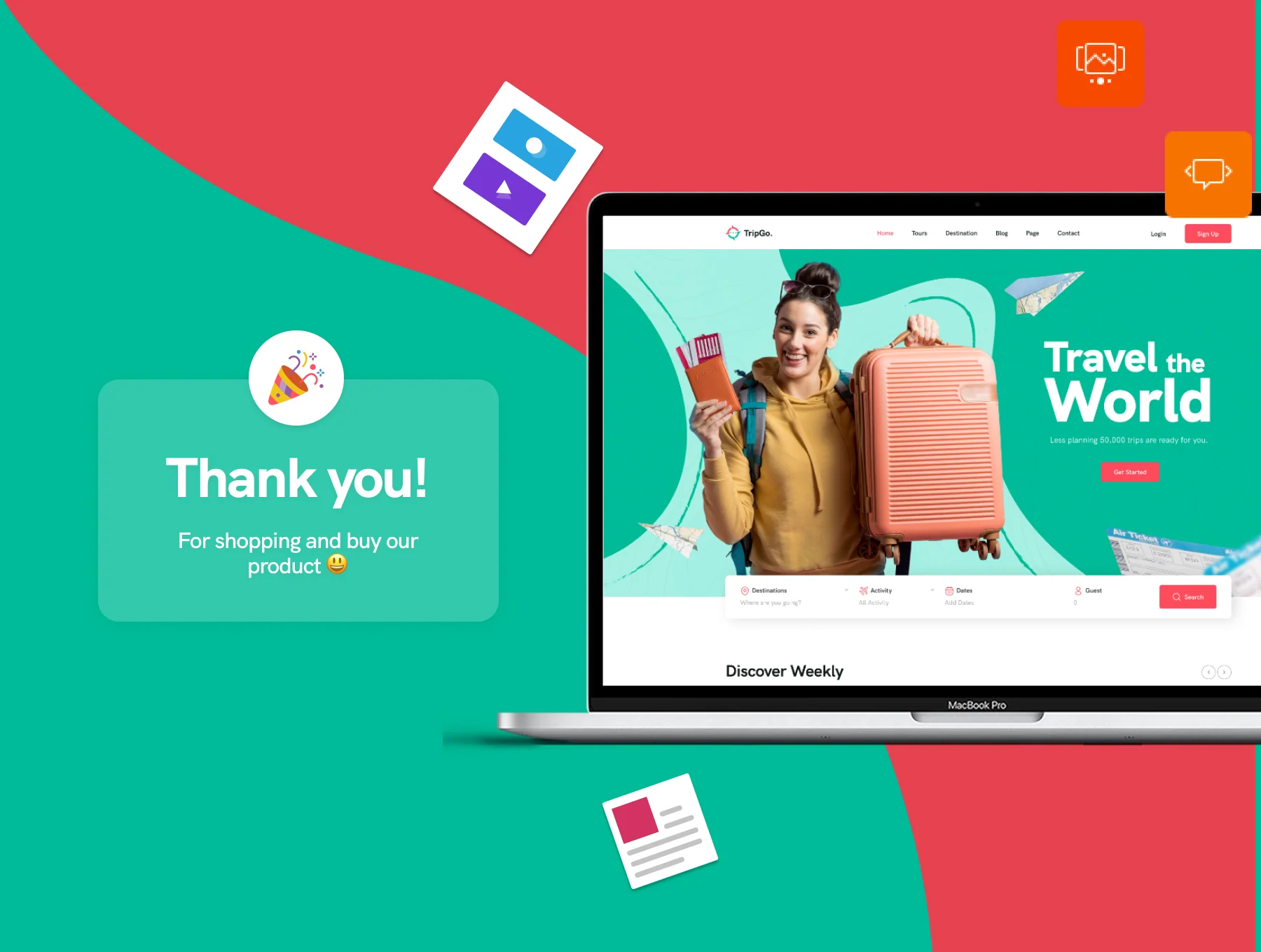 Tripgo - Modern & Creative Tour Booking Figma Theme 8