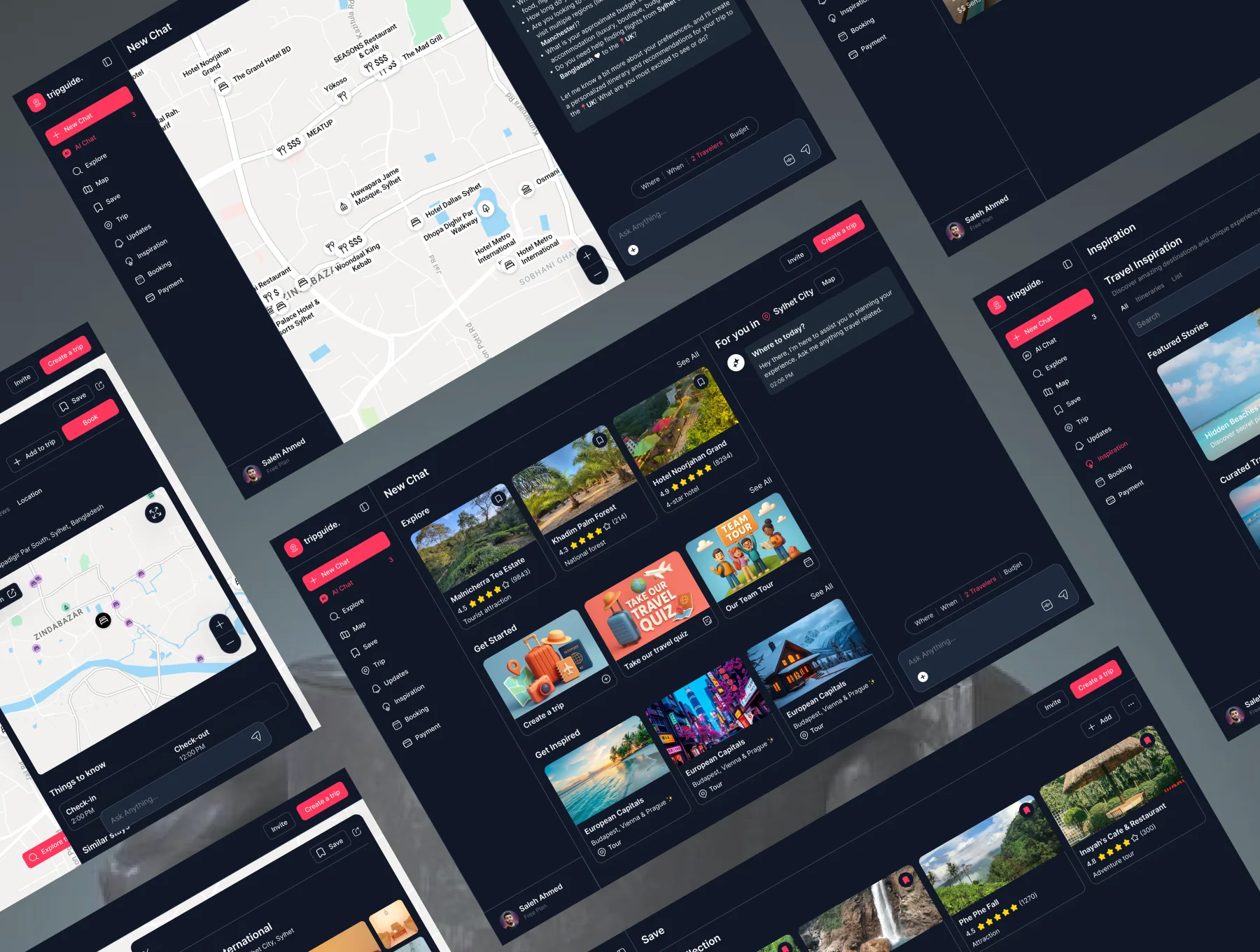 Tripguide – AI Travel Planning and Booking UI Kit 7
