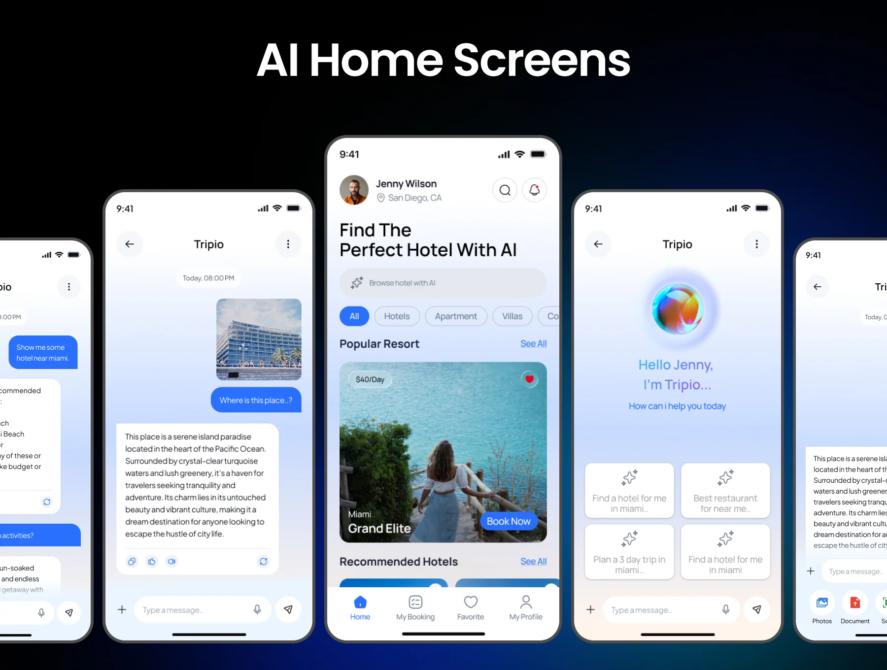 Tripio AI Powered Hotel Booking Mobile App Ui Kit 5