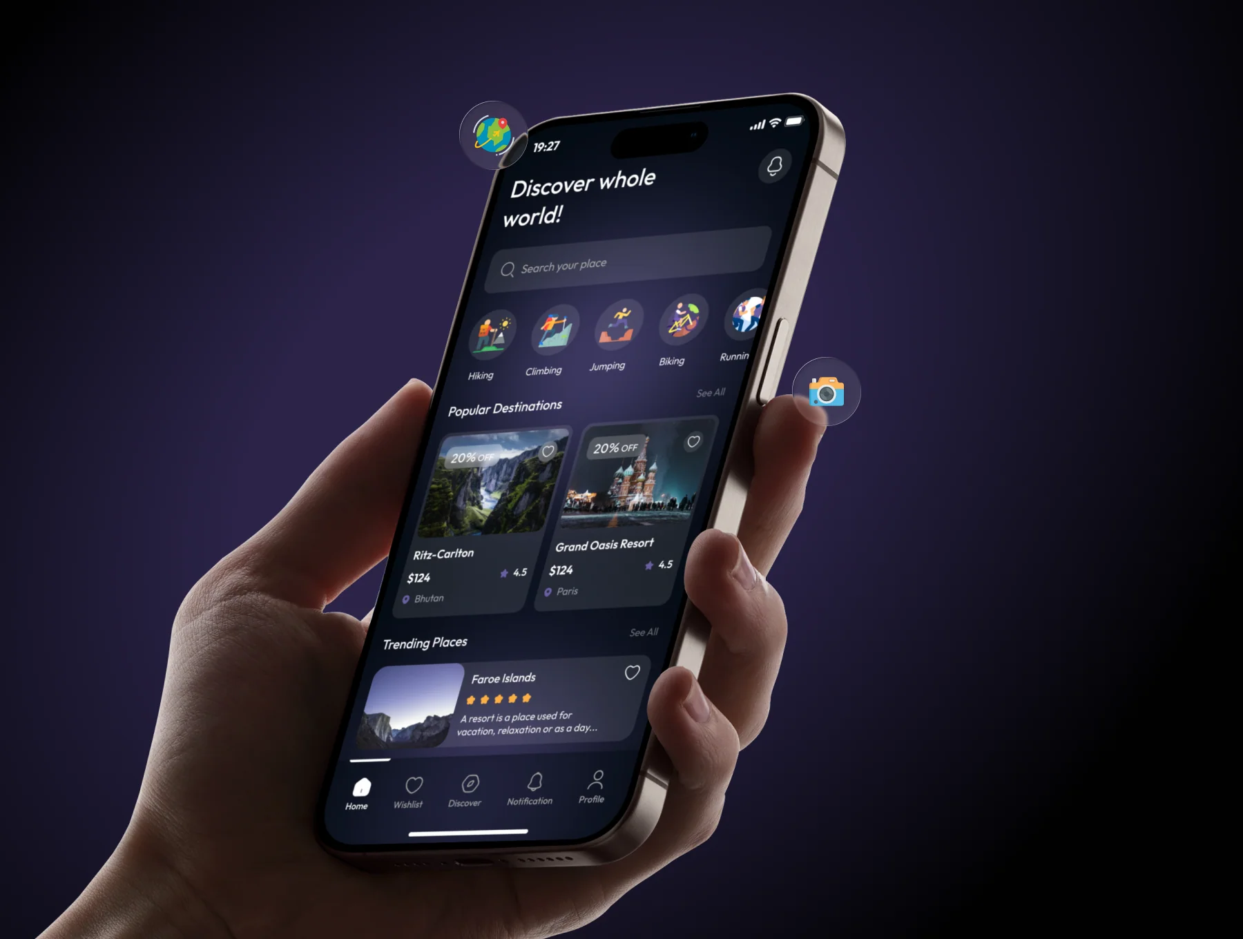 Triplo - Travel Mobile App UI Kit 2