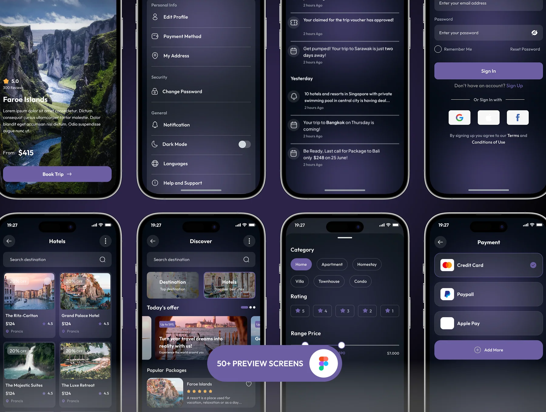 Triplo - Travel Mobile App UI Kit 4