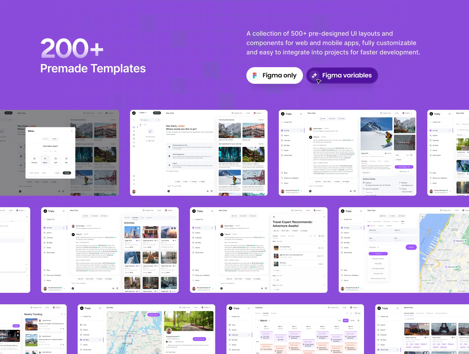 Triply - AI Travel Planner UI Kit 4