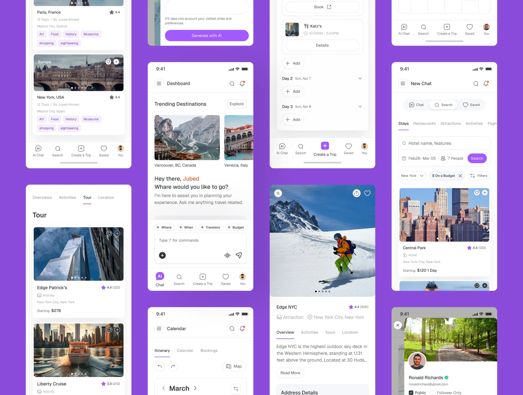 Triply - AI Travel Planner UI Kit 5