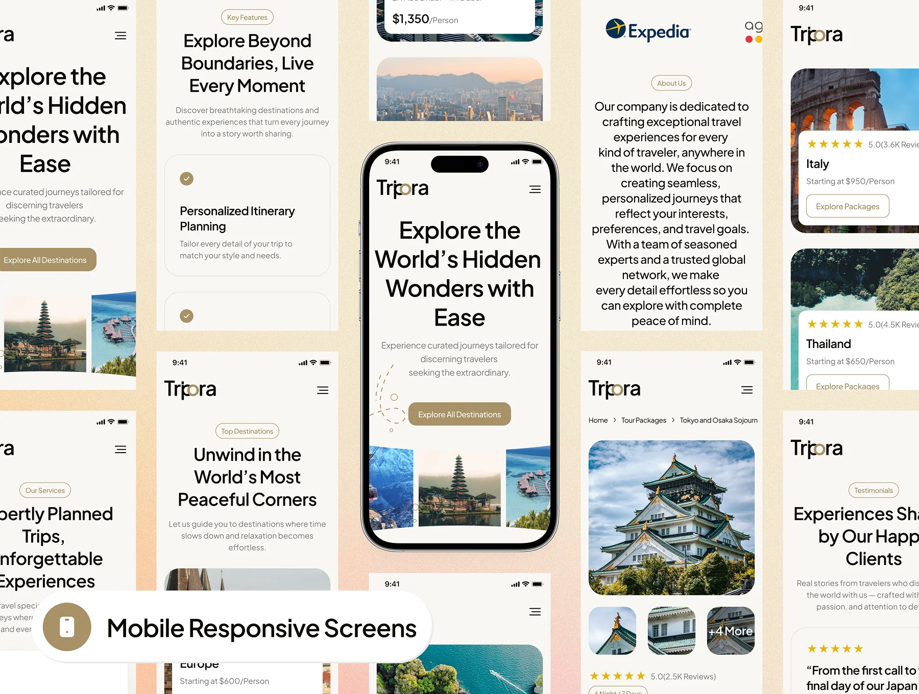Tripora - Travel Agency Website Framer Template 9