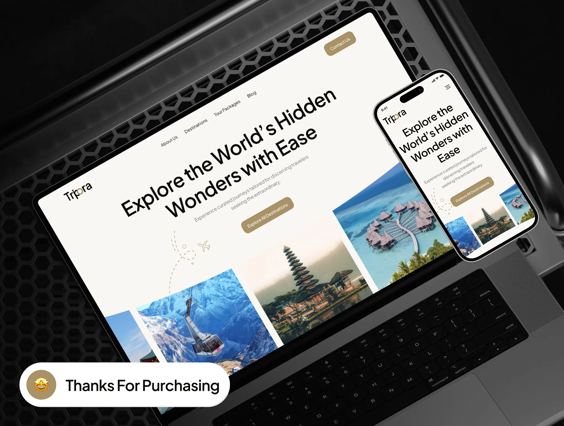 Tripora - Travel Agency Website UI Kit 10
