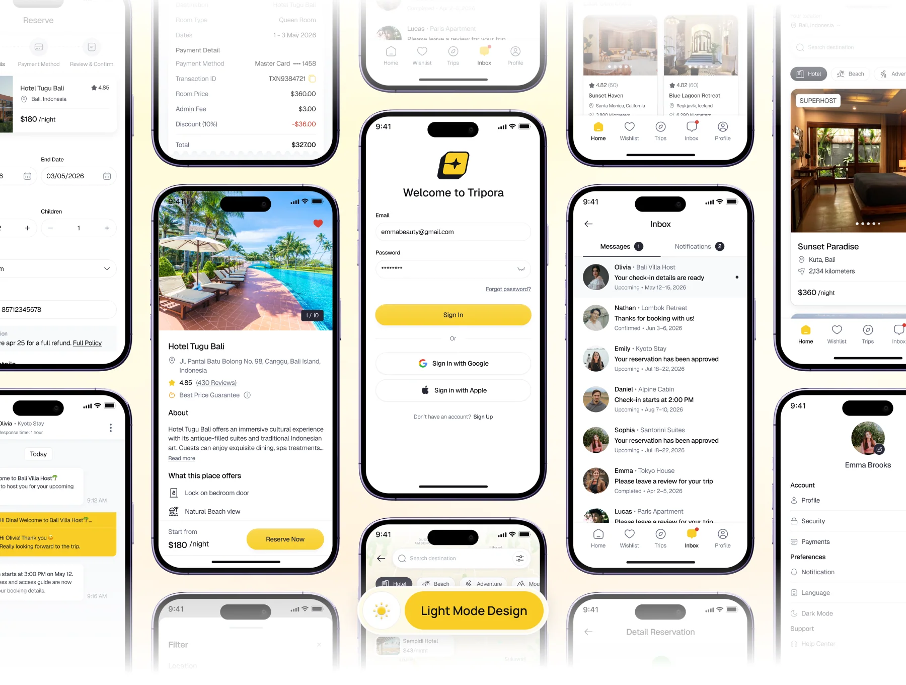 Tripora - Travel Mobile App UI KIT 5