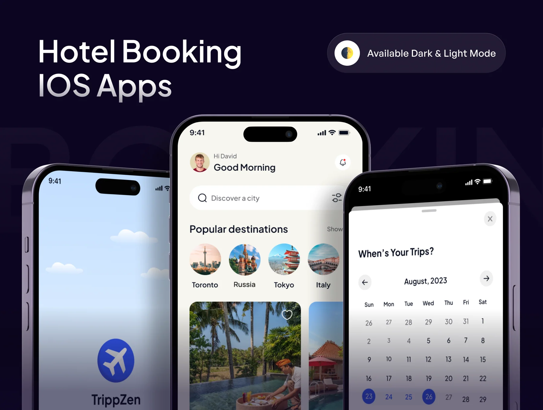 Trippzen - Hotel Booking App Premium UI Kit 3