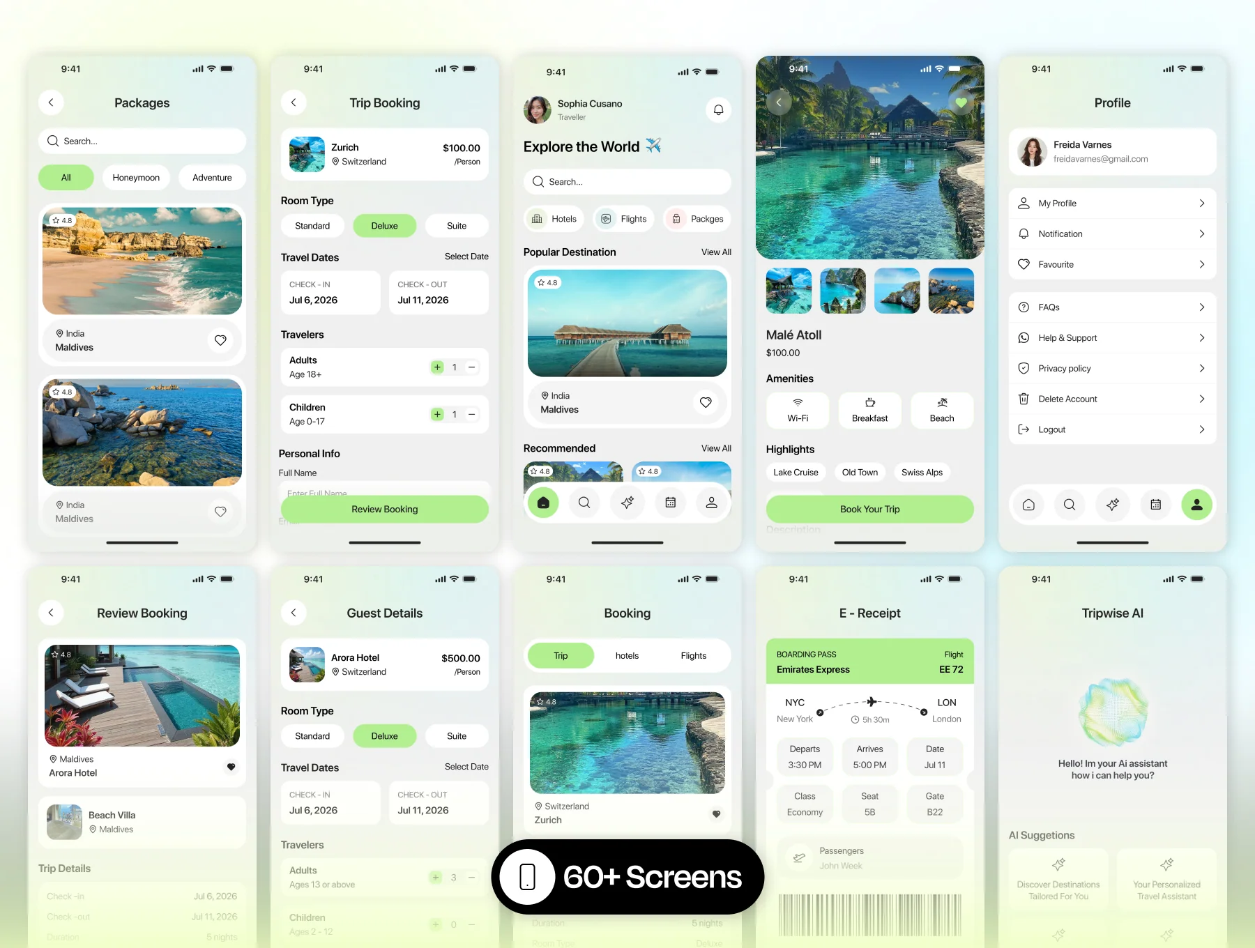 Tripwise – Travel Planner App UI Kit 4