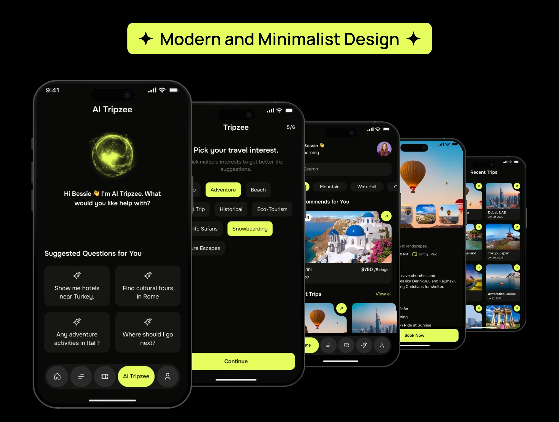 Tripzee - Assistant and booking Mobile App UI Kit 3
