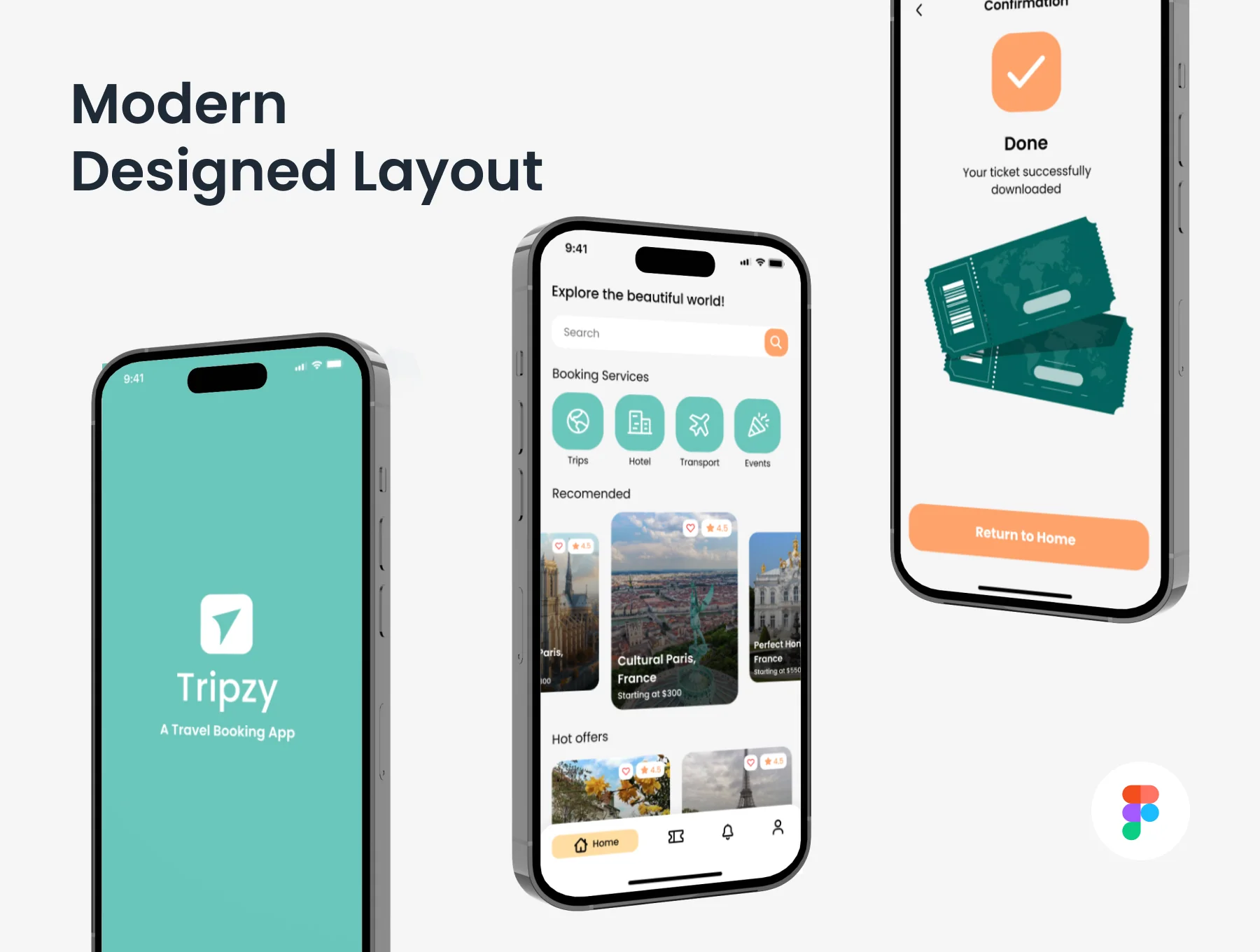 Tripzy - Travel app UI Kit 9