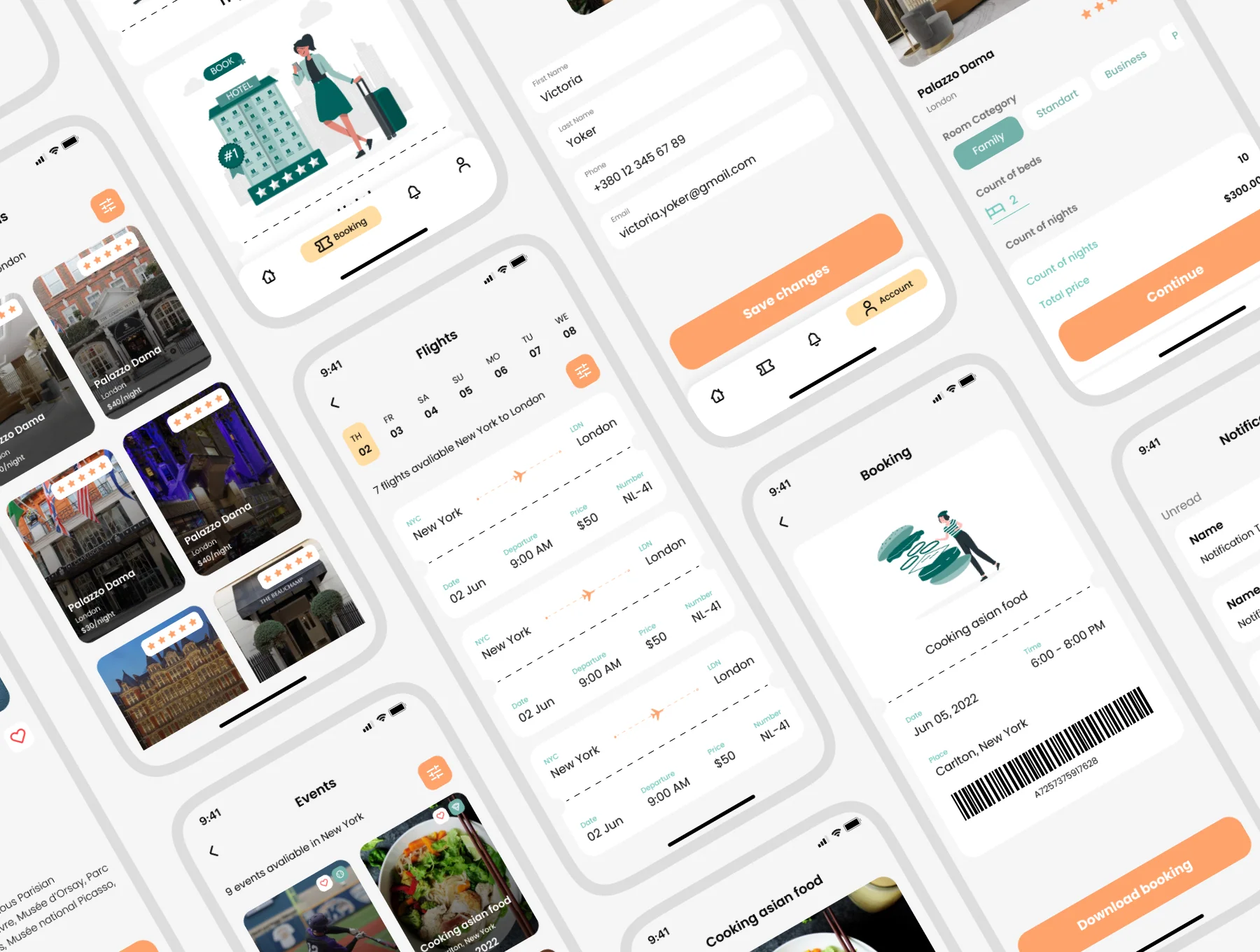 Tripzy - Travel app UI Kit 6