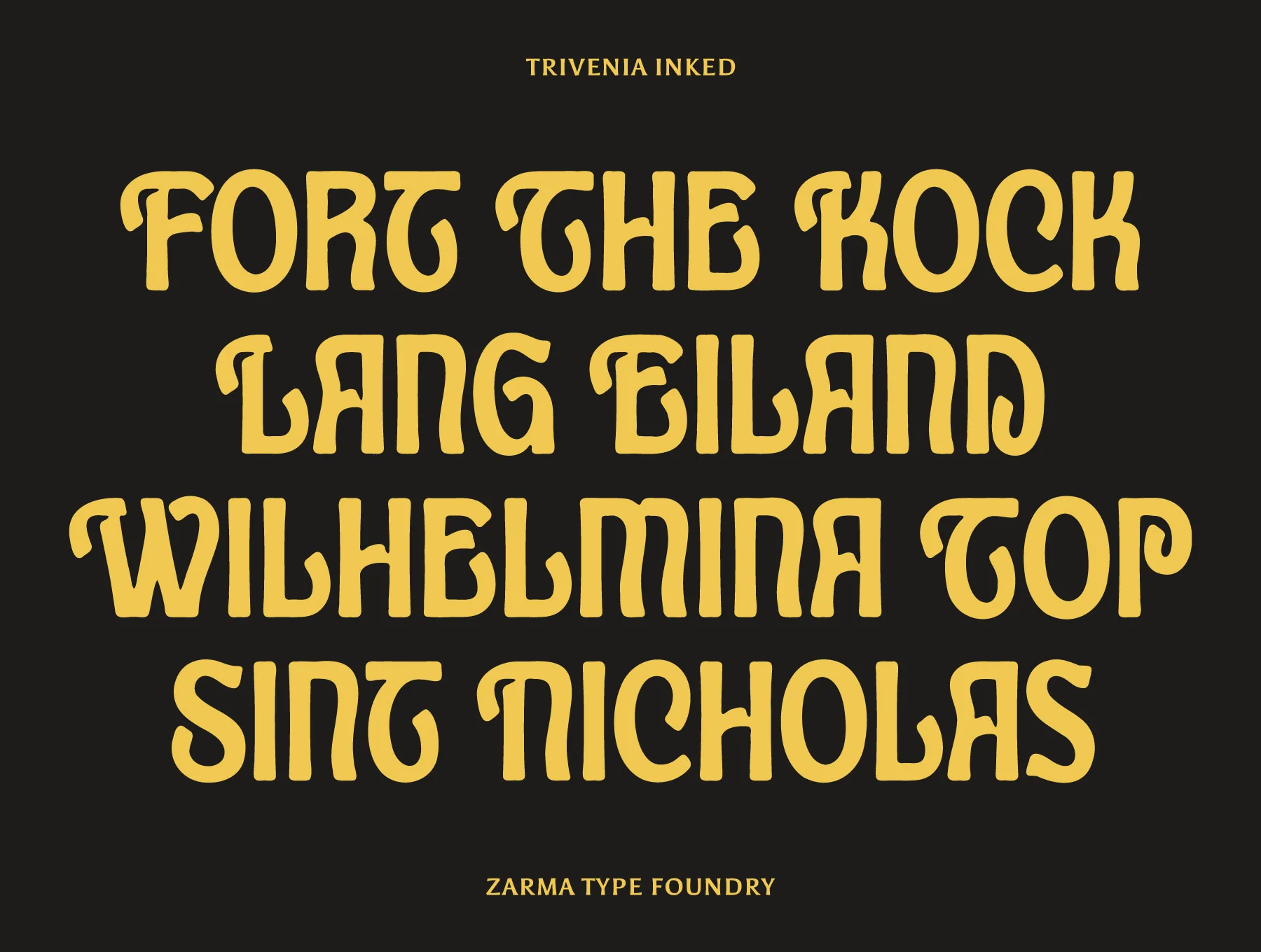 Trivenia - Modern Display Font 4
