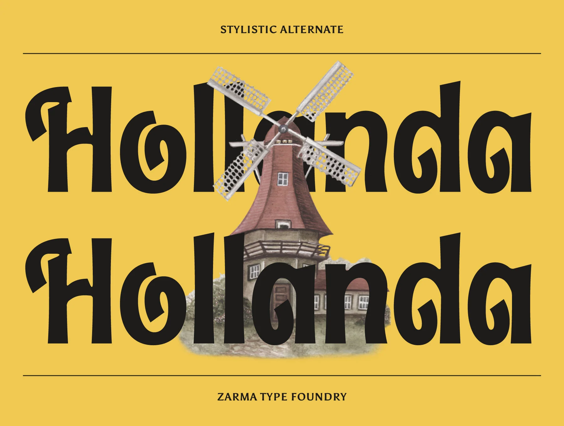 Trivenia - Modern Display Font 6