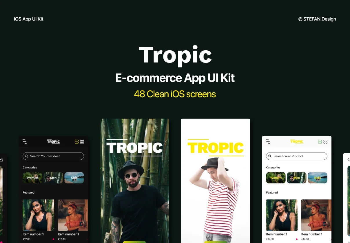 Tropic E-commerce UI Kit