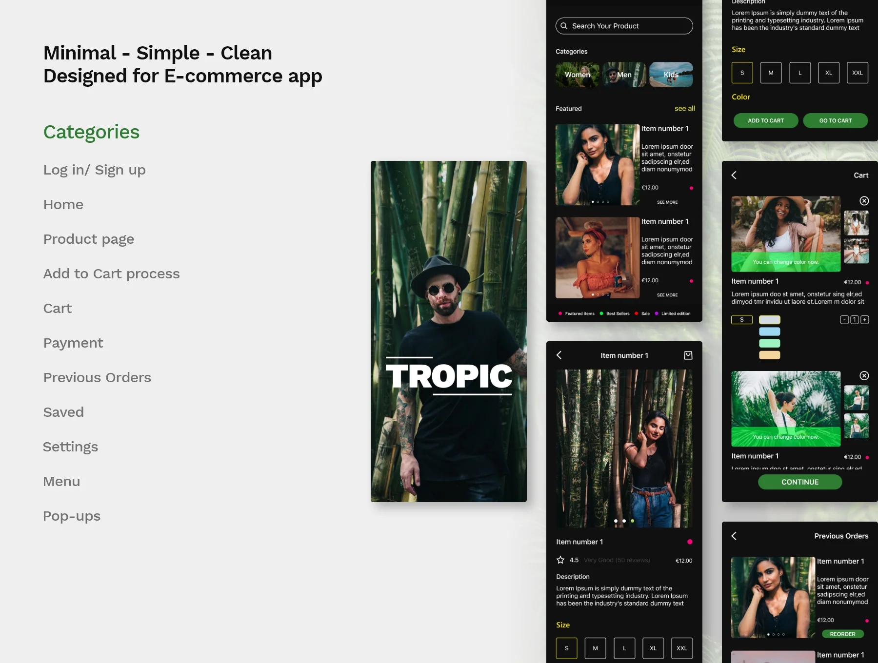 Tropic E-commerce UI Kit 3
