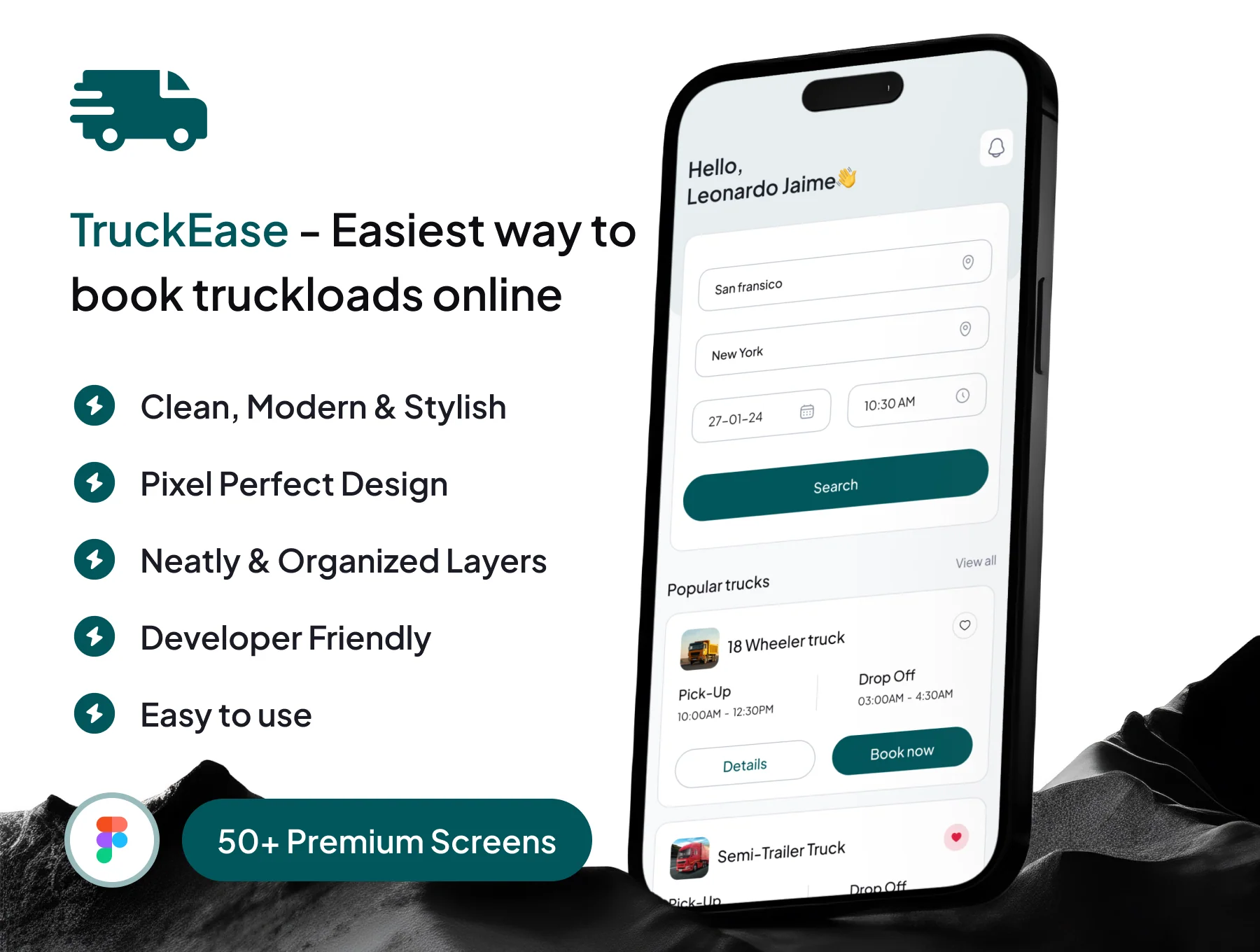 TruckEase - Easiest way to book truckloads online
