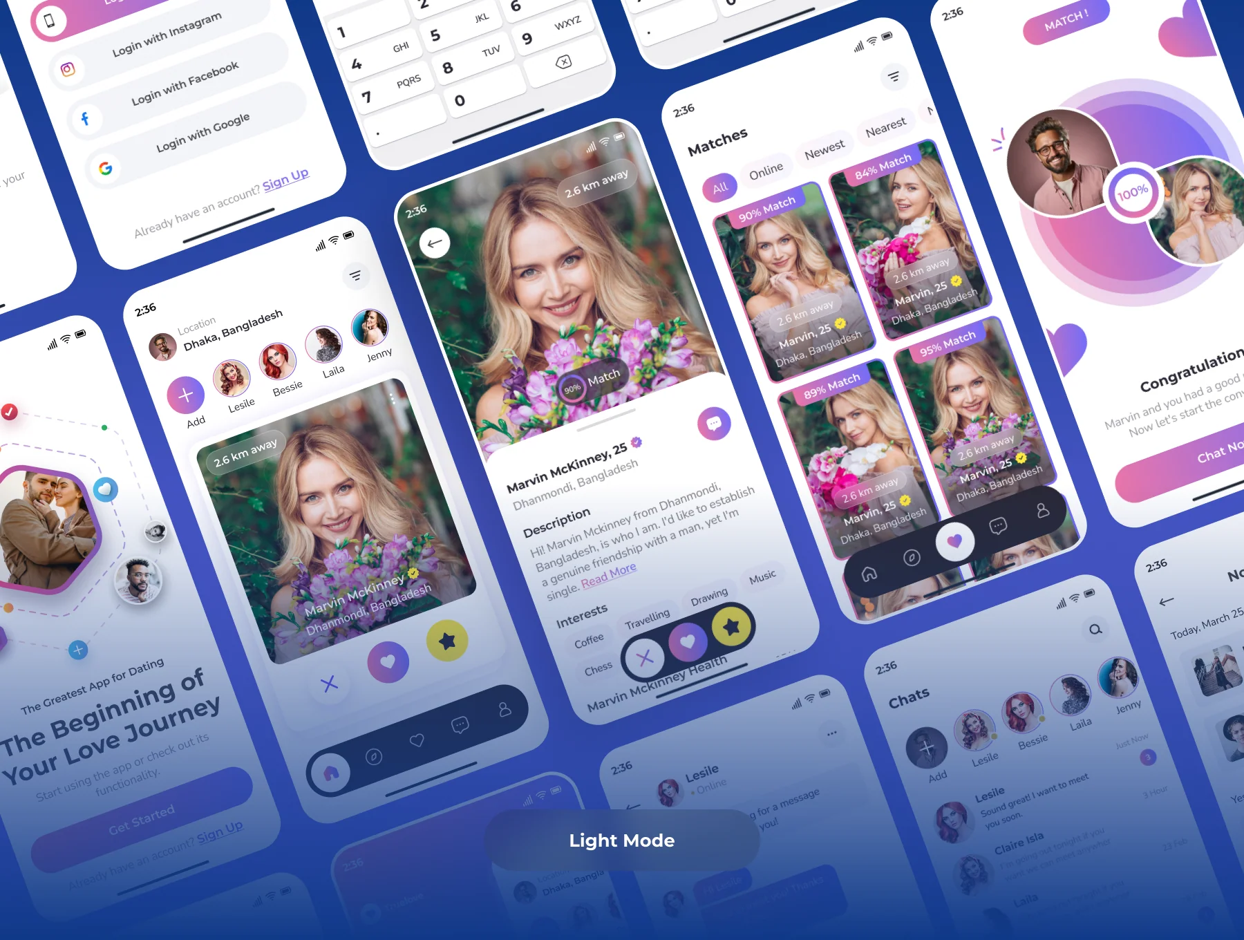 Truelove |  Dating App UI Kit 3