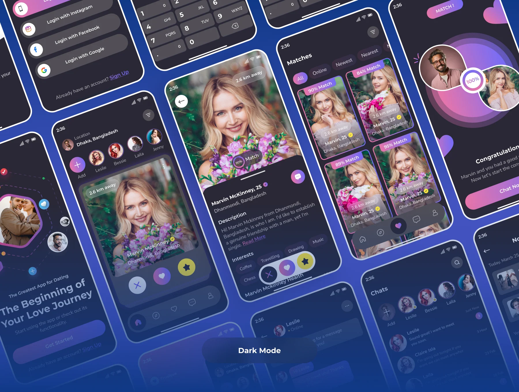 Truelove |  Dating App UI Kit 4