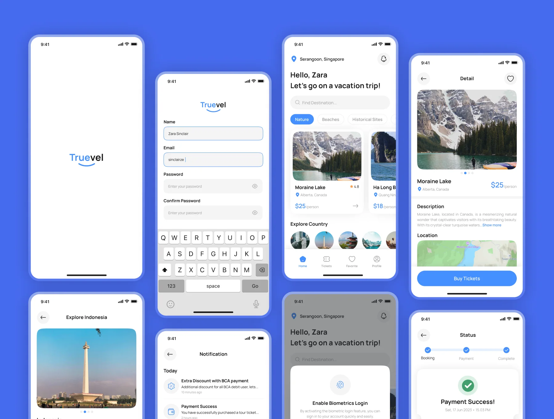 Truevel - Traveling Mobile App 5