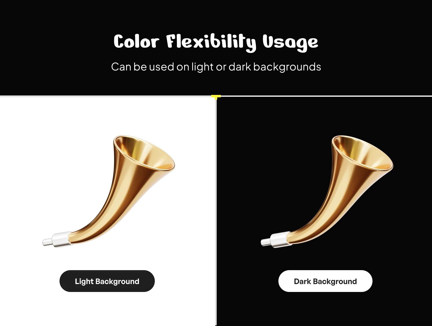 Trumpet Music Equipment 3D Icon Set 8