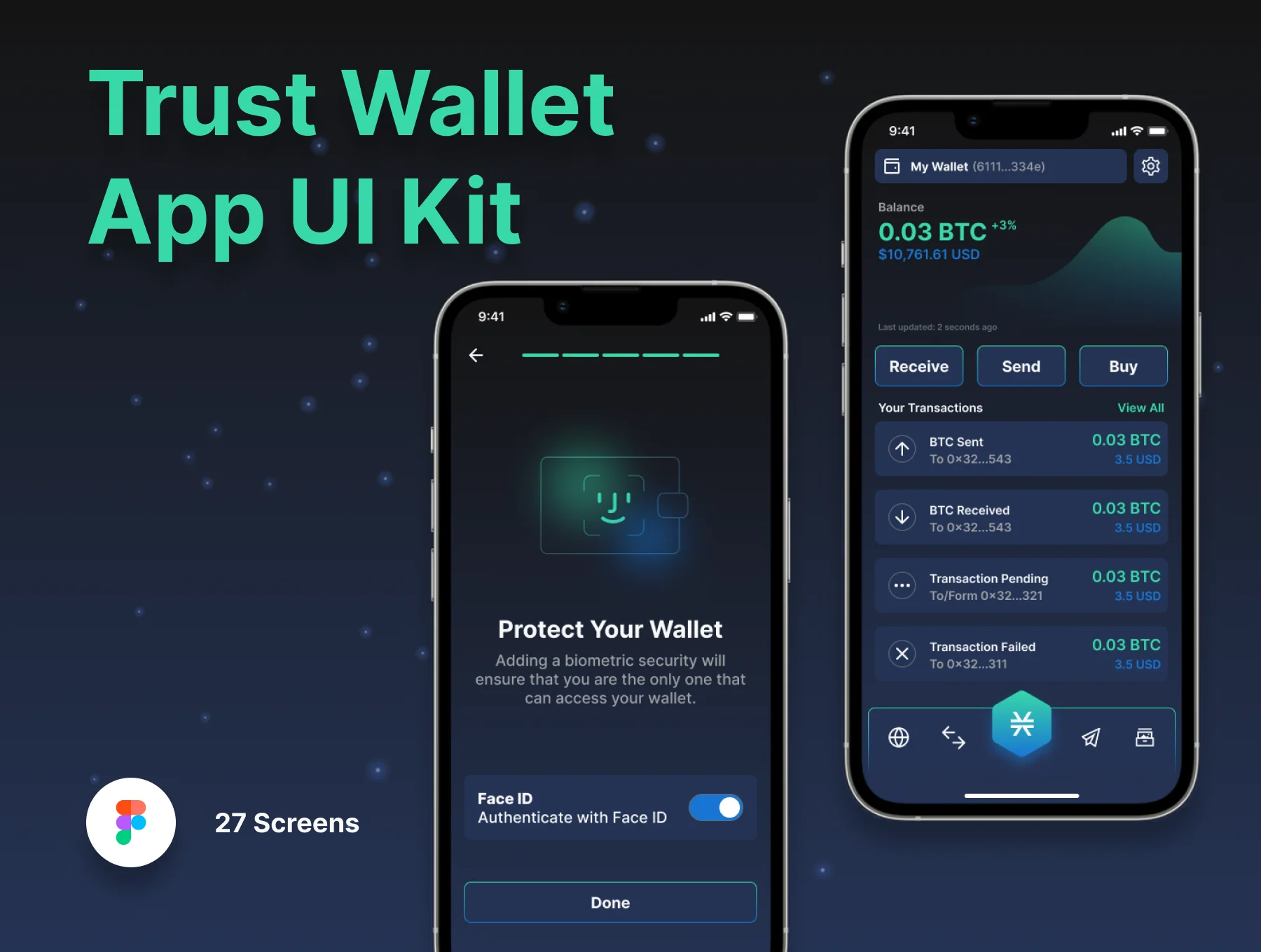 Trust Wallet App UI Kit